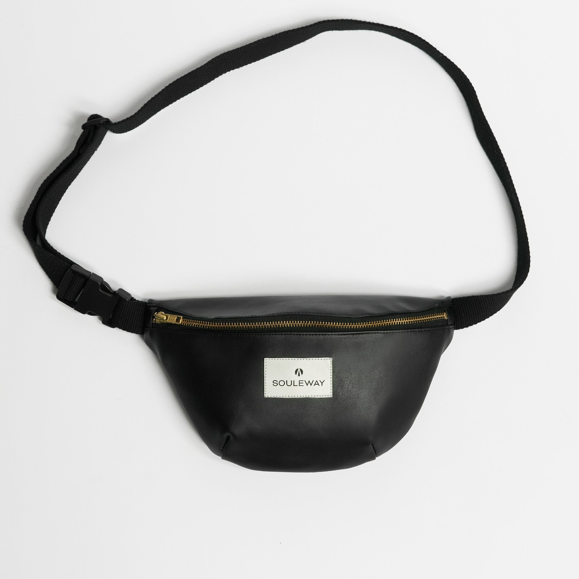 Black--skip || Bauchtasche Oliven Kunstleder - Oleatex