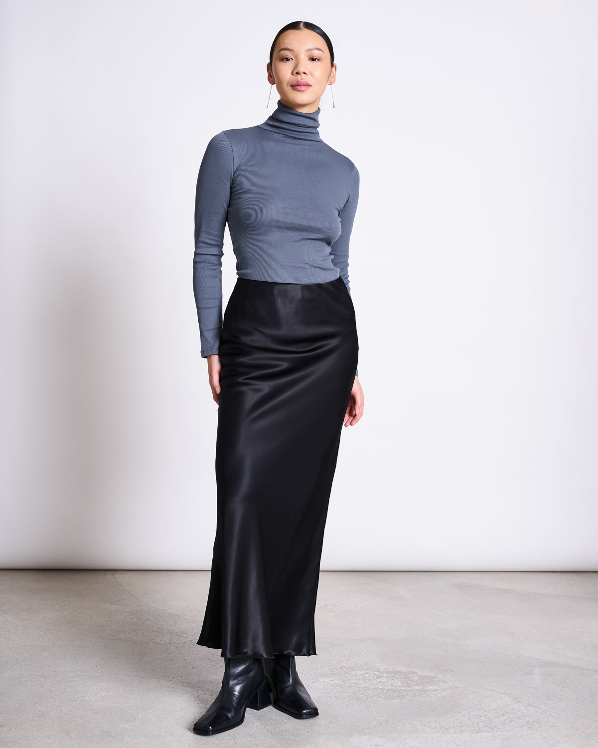 MAXI SKIRT SERIN BLACK