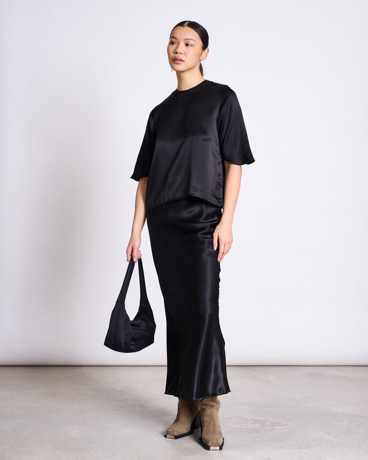 SILKY SHIRT NAMORA BLACK