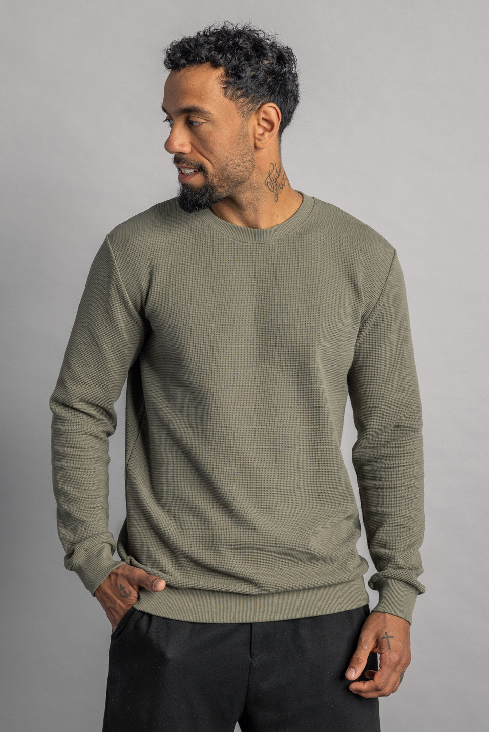 Waffle Piqué Longsleeve