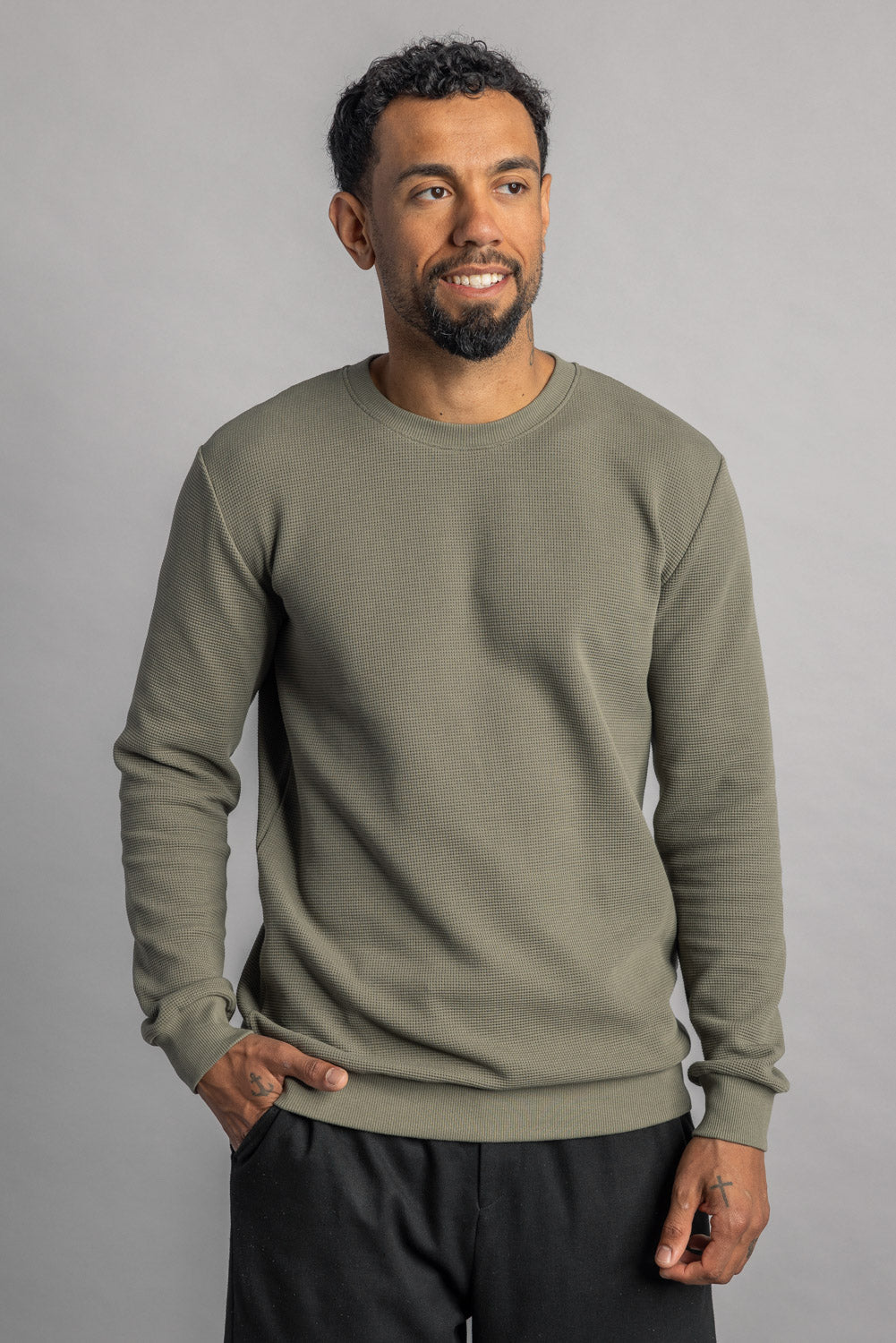 Waffle Piqué Longsleeve