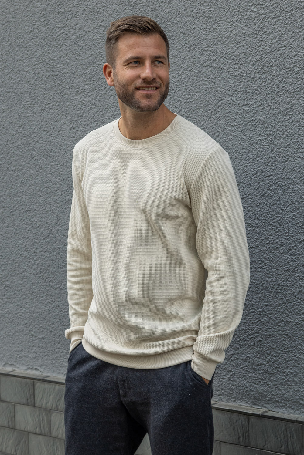 Waffle Piqué Longsleeve