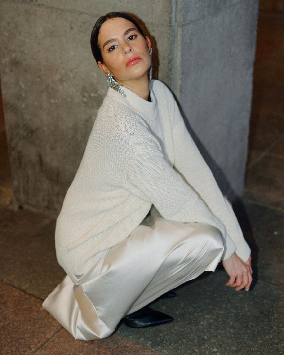 KNIT JUMPER SOHO OFFWHITE