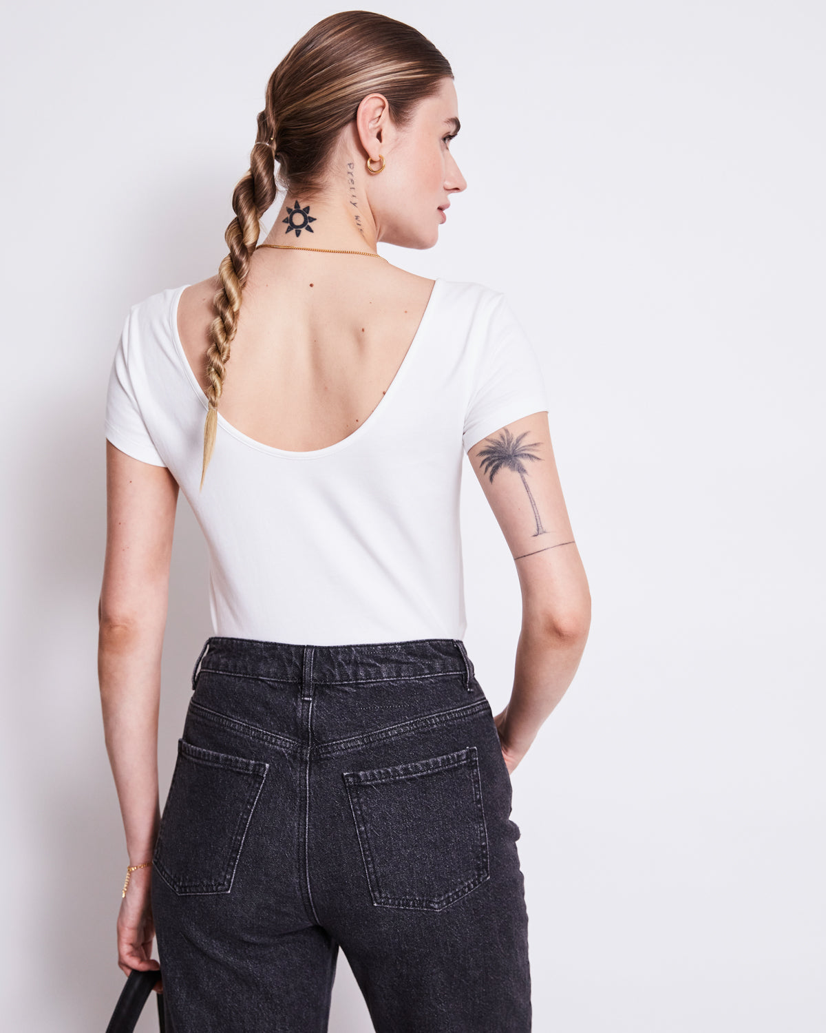 BALLERINA T-SHIRT ALOE WHITE GOTS