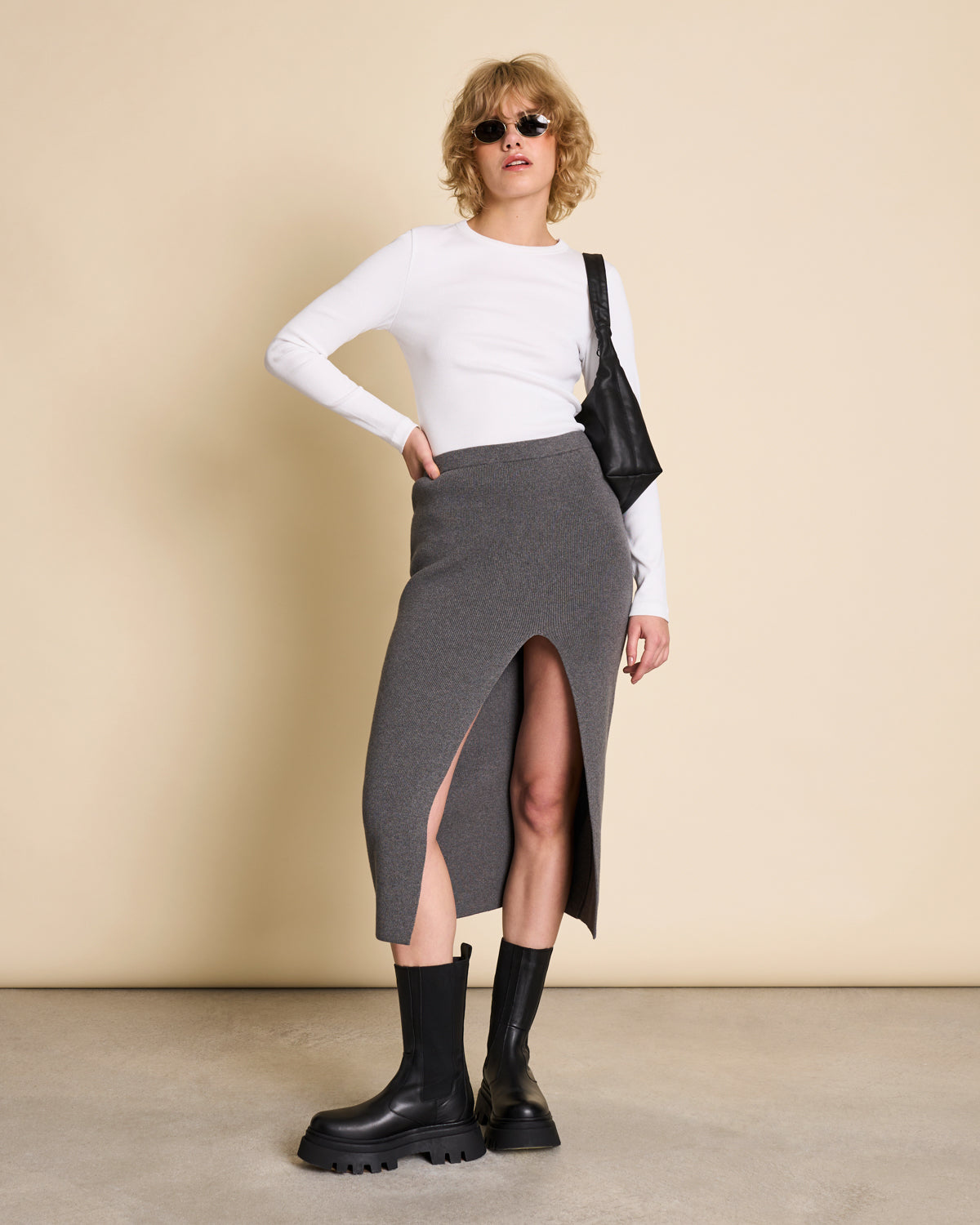 RIB LONGSLEEVE MURI WHITE GOTS
