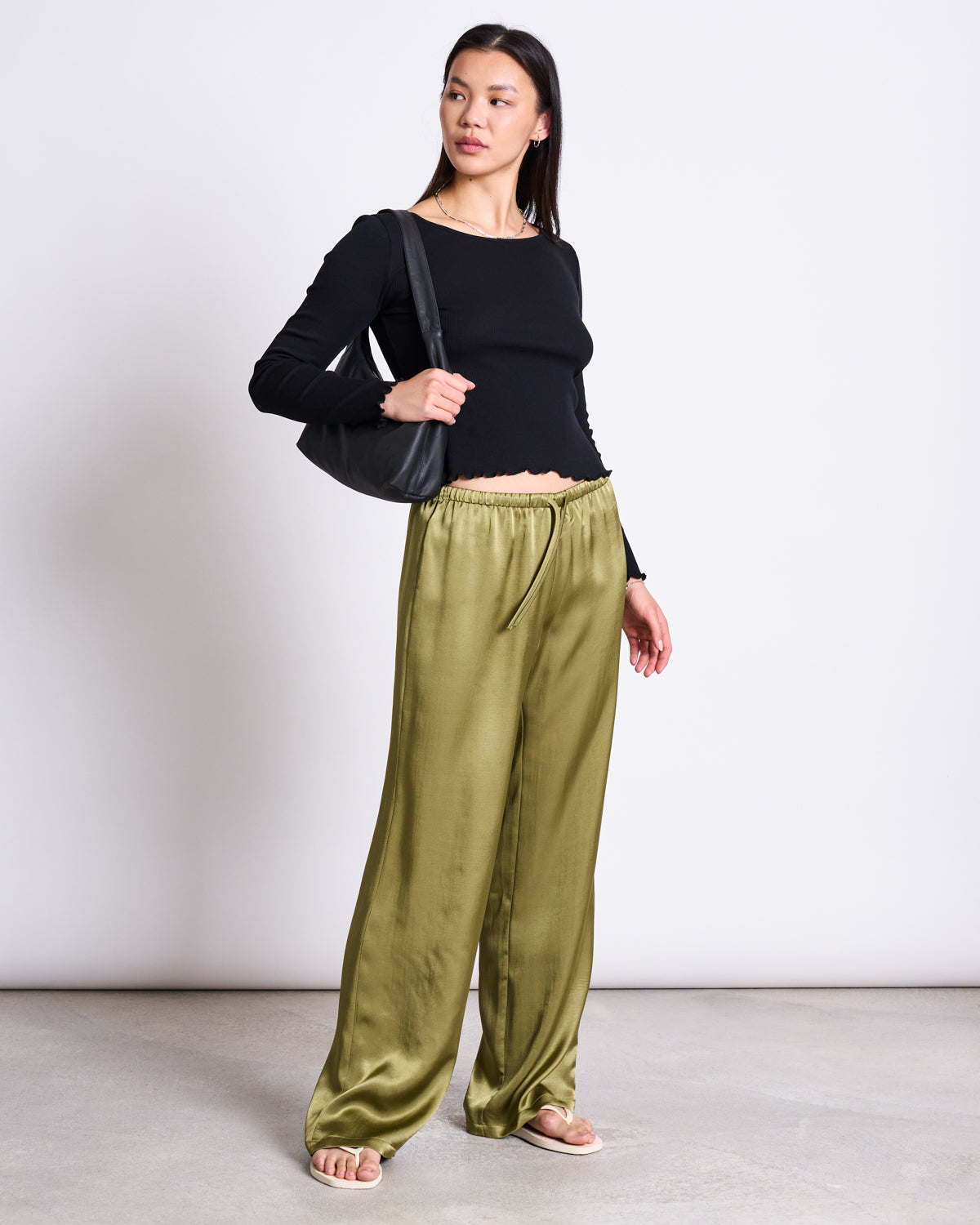 MINIRIB LONGSLEEVE AVERSA BLACK GOTS