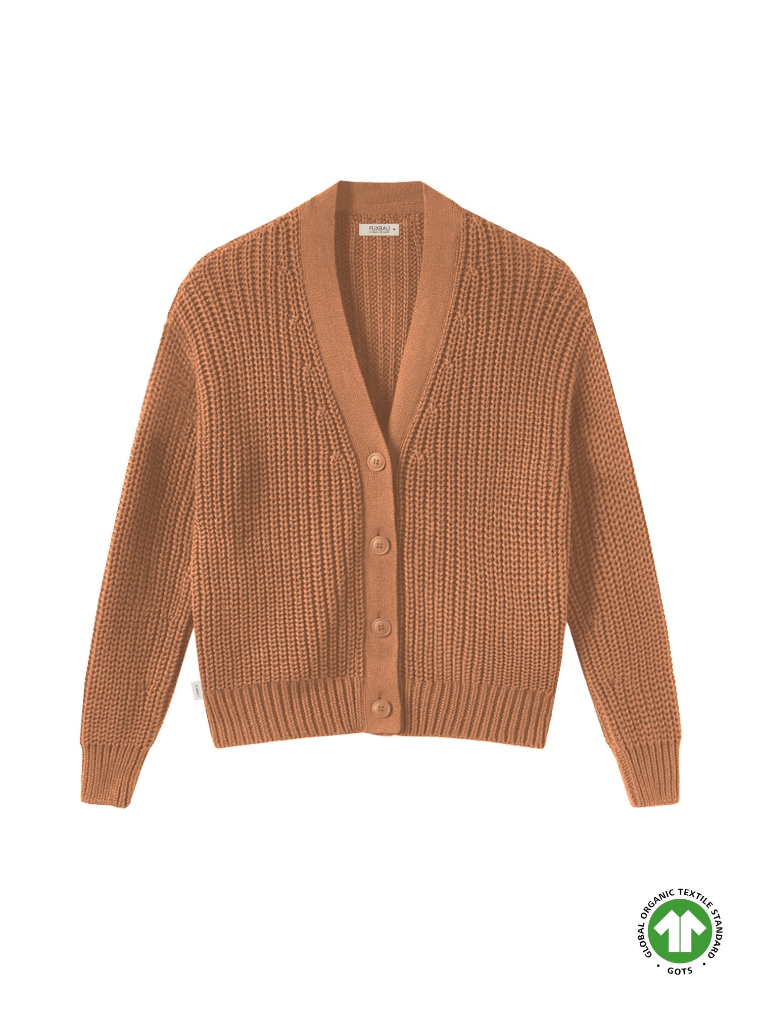 4Seasons Frauen Strickjacke - rostbraun
