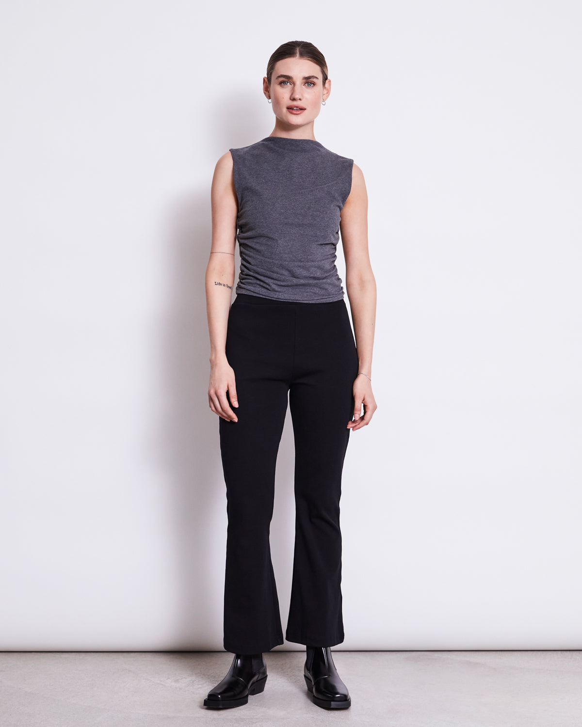 FLARED PANTS MIOSA BLACK GOTS