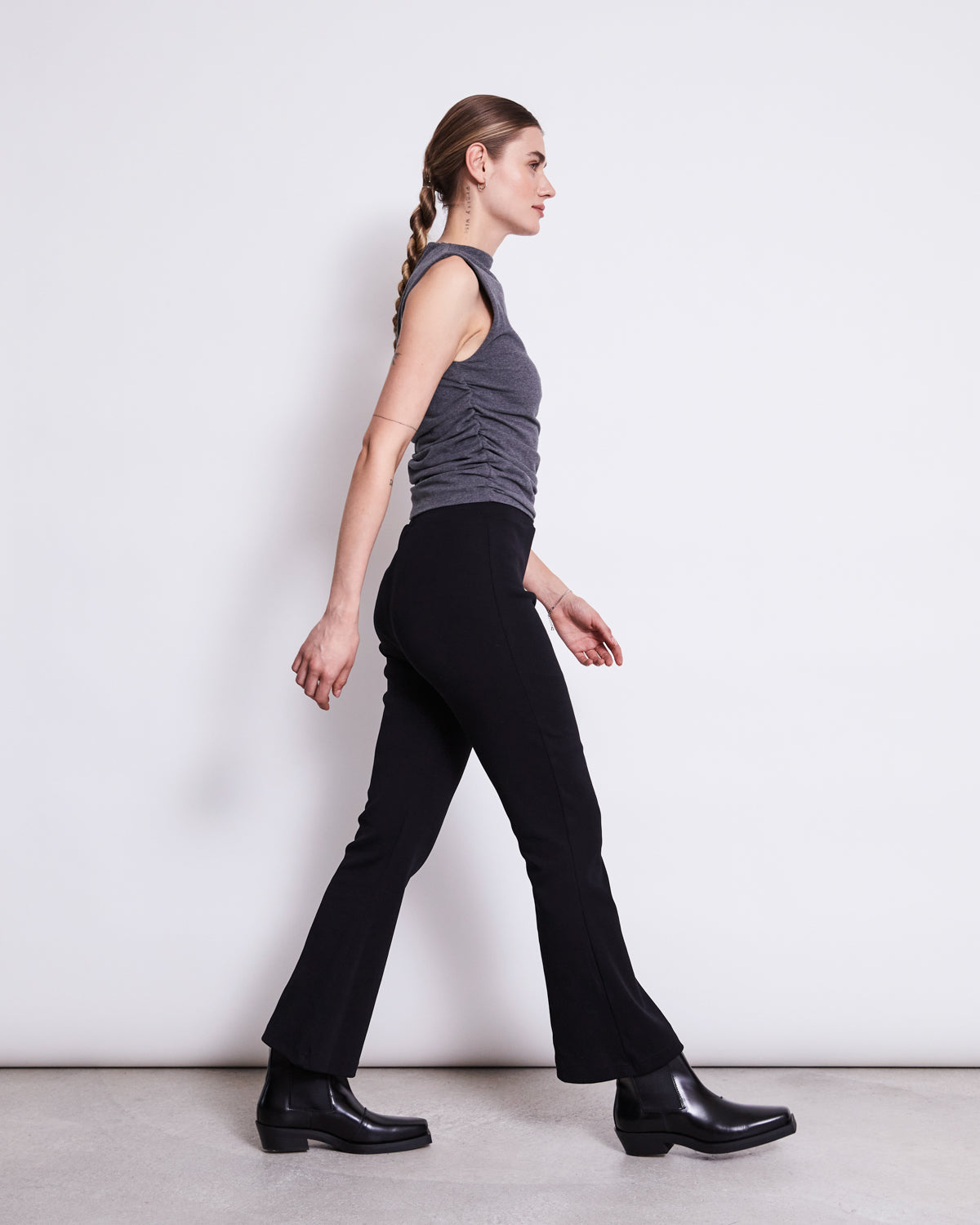 FLARED PANTS MIOSA BLACK GOTS