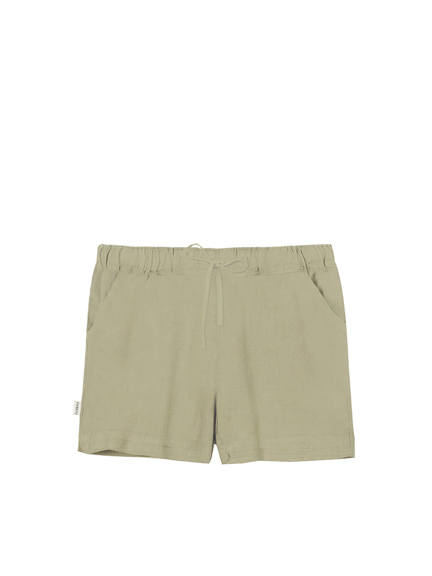 Frauen Leinenshorts - salbei