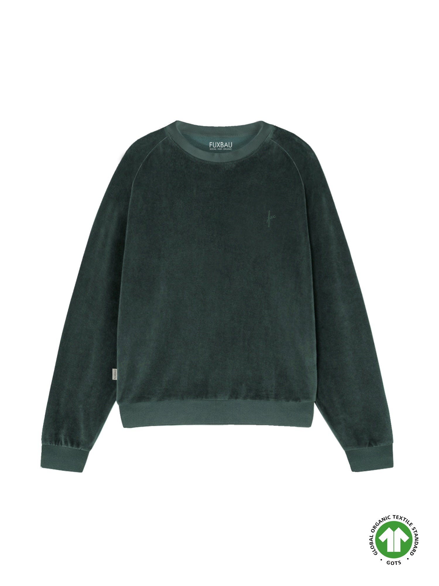 Frauen Samt Sweater - grün