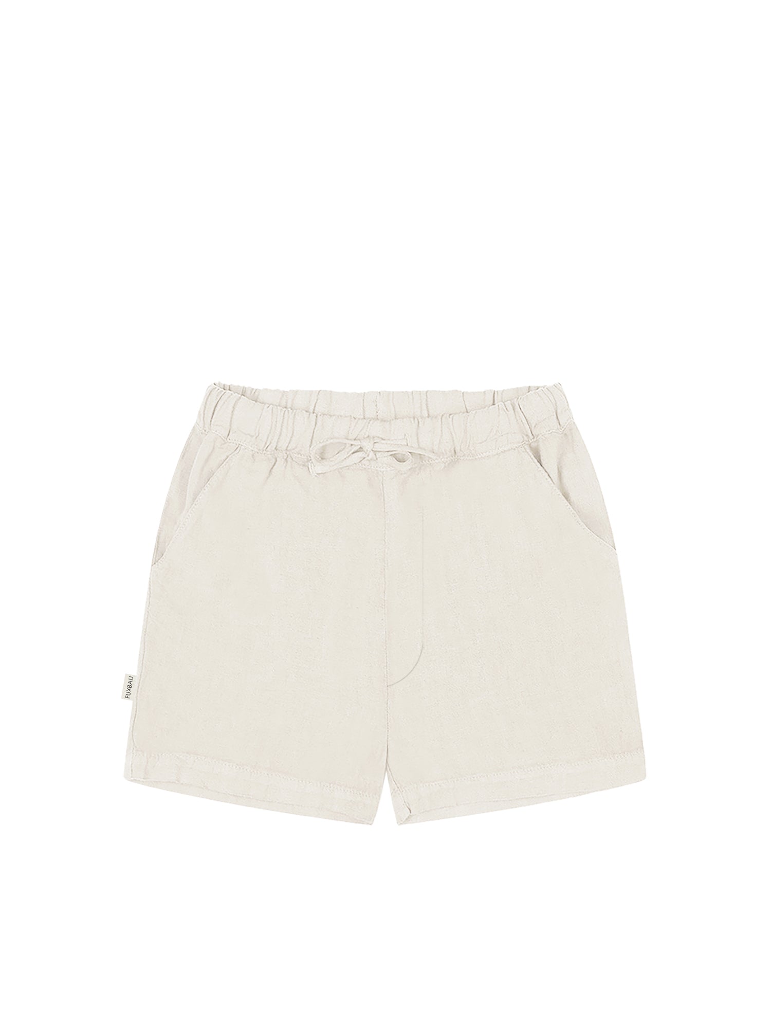 Männer Leinenshorts - cremeweiß