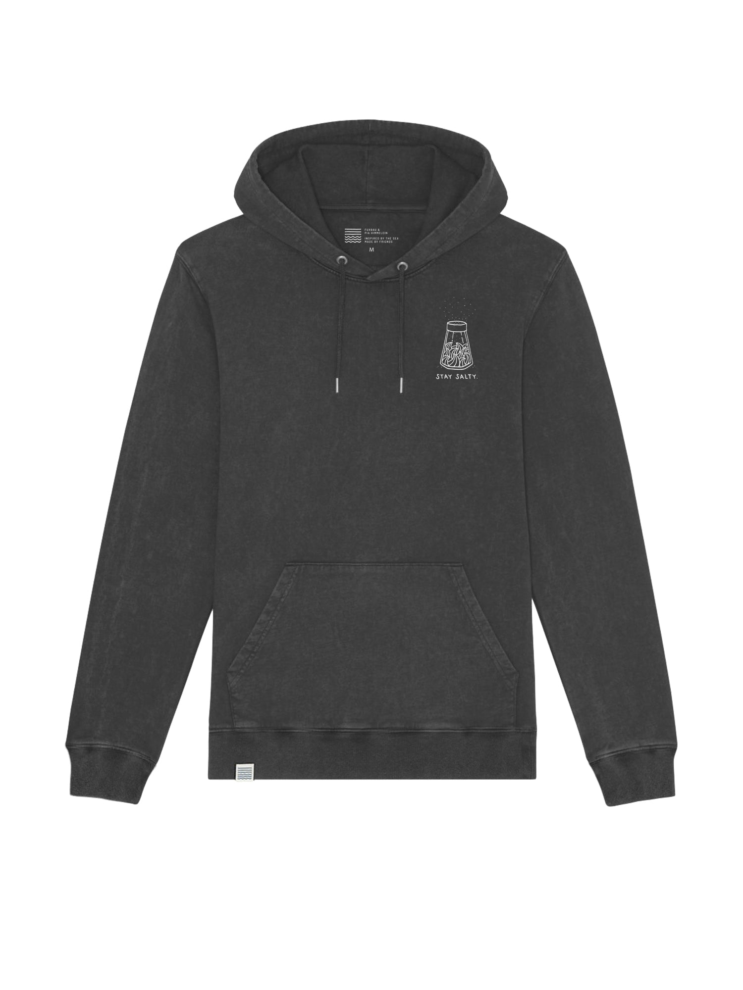 Stay Salty Hoodie - salzschwarz