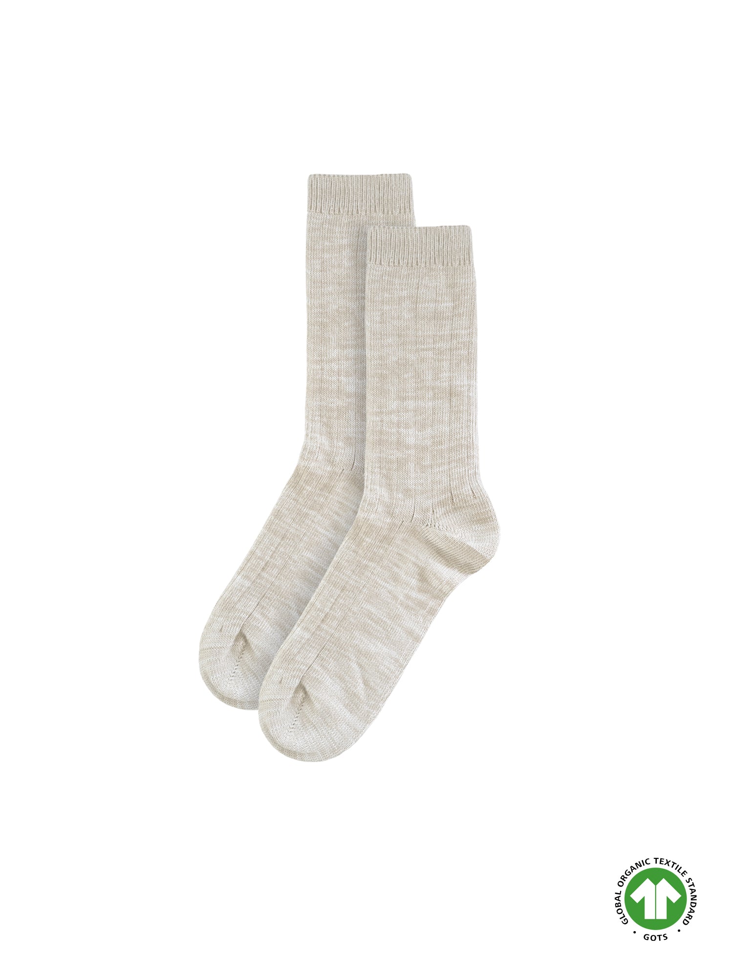 Socken - beige meliert