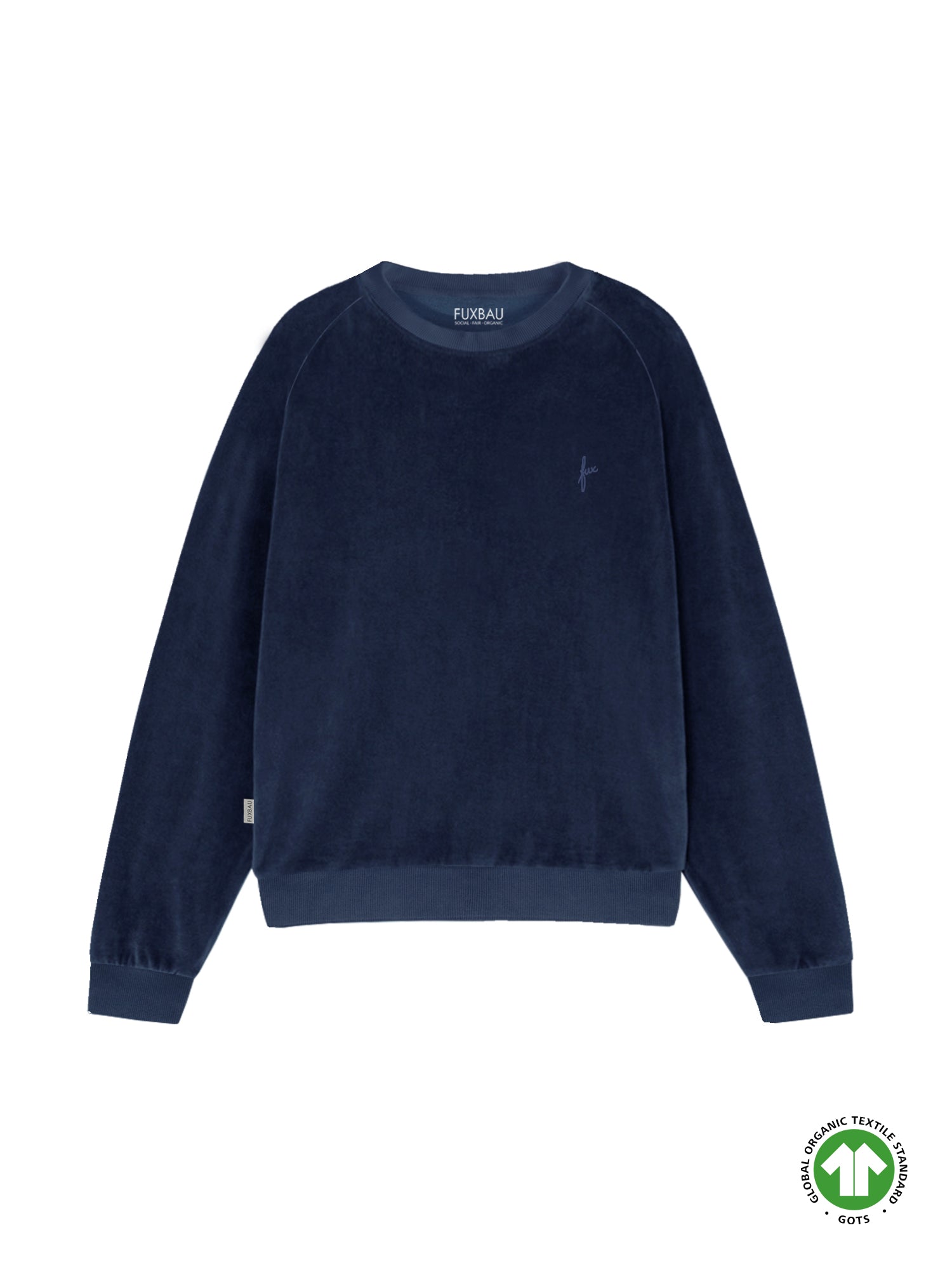 Frauen Samt Sweater - navy