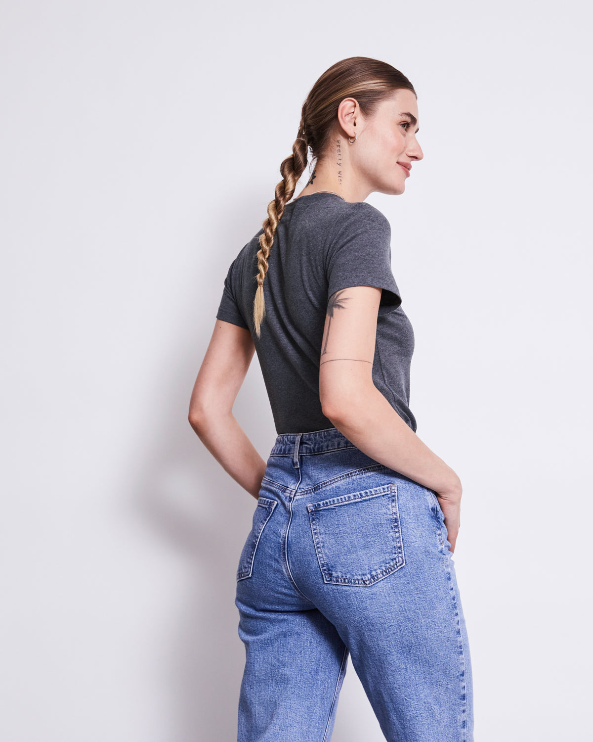 STRAIGHT LEG JEANS ALBA LIGHT BLUE