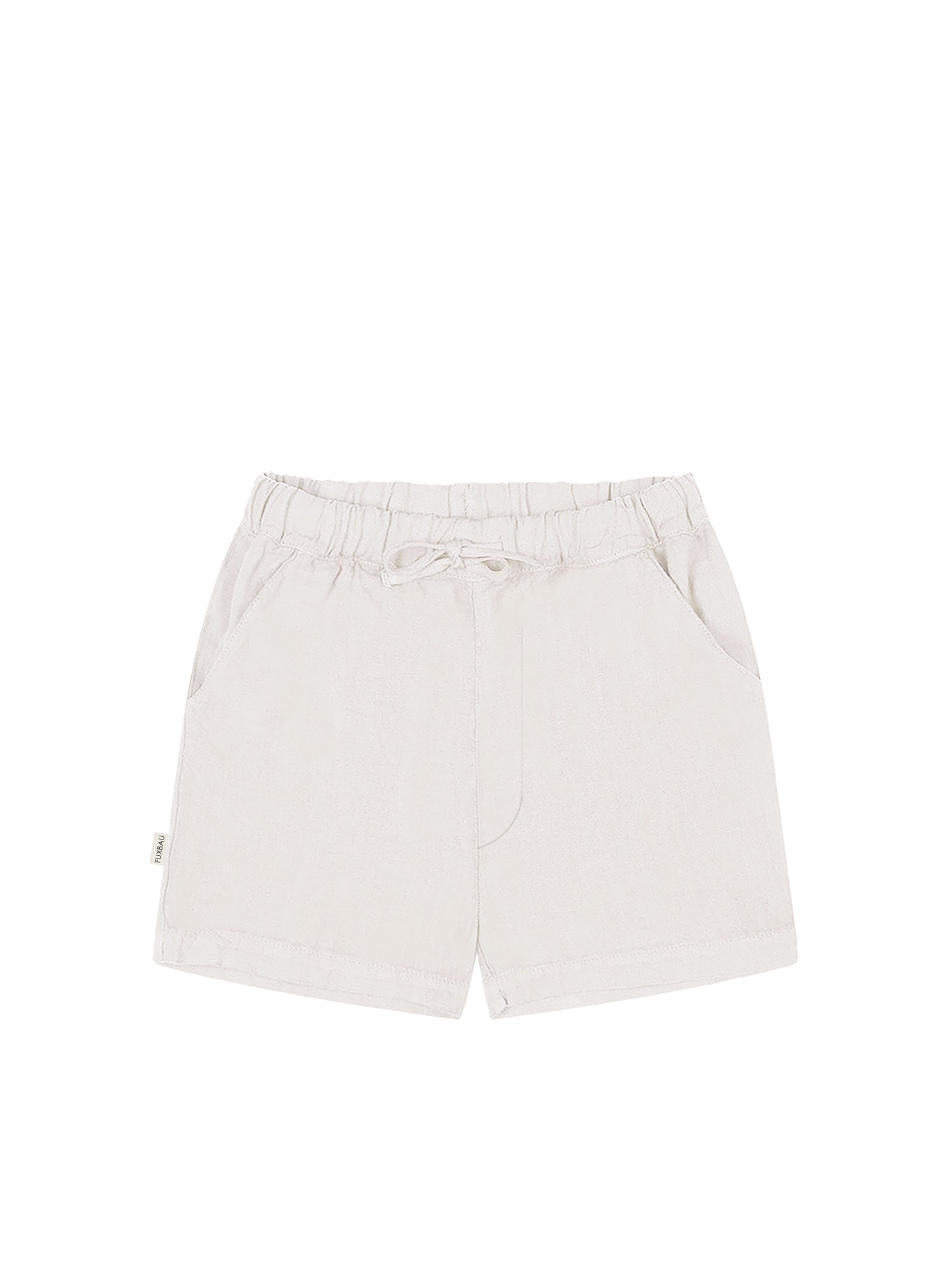 Männer Leinenshorts - cremeweiß