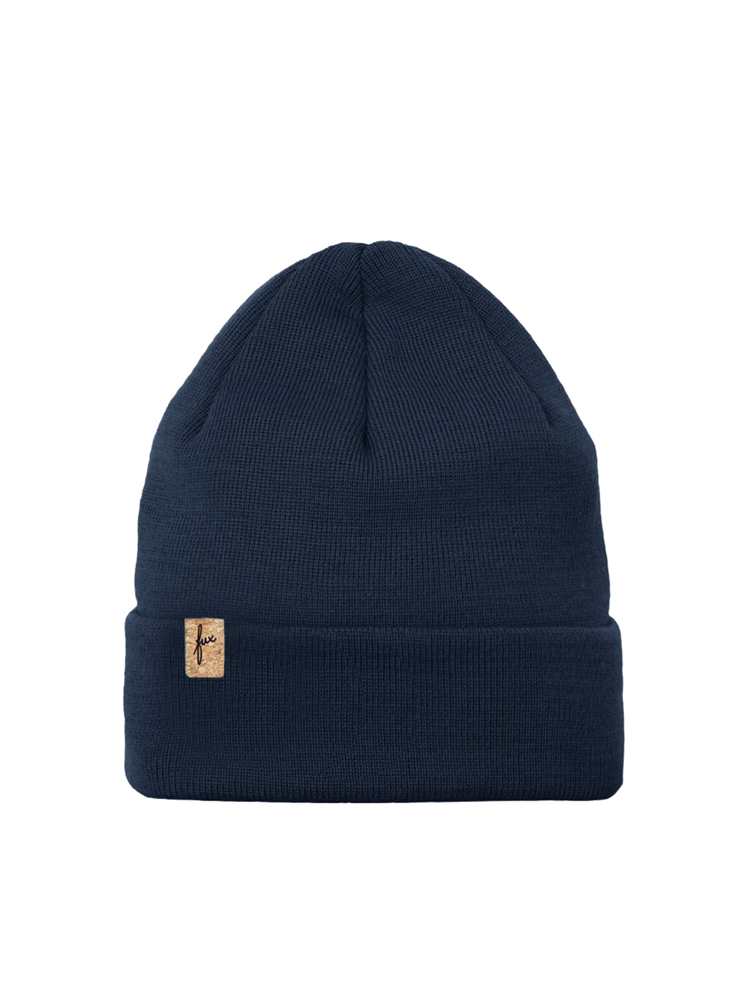Merino Kork Beanie - navy