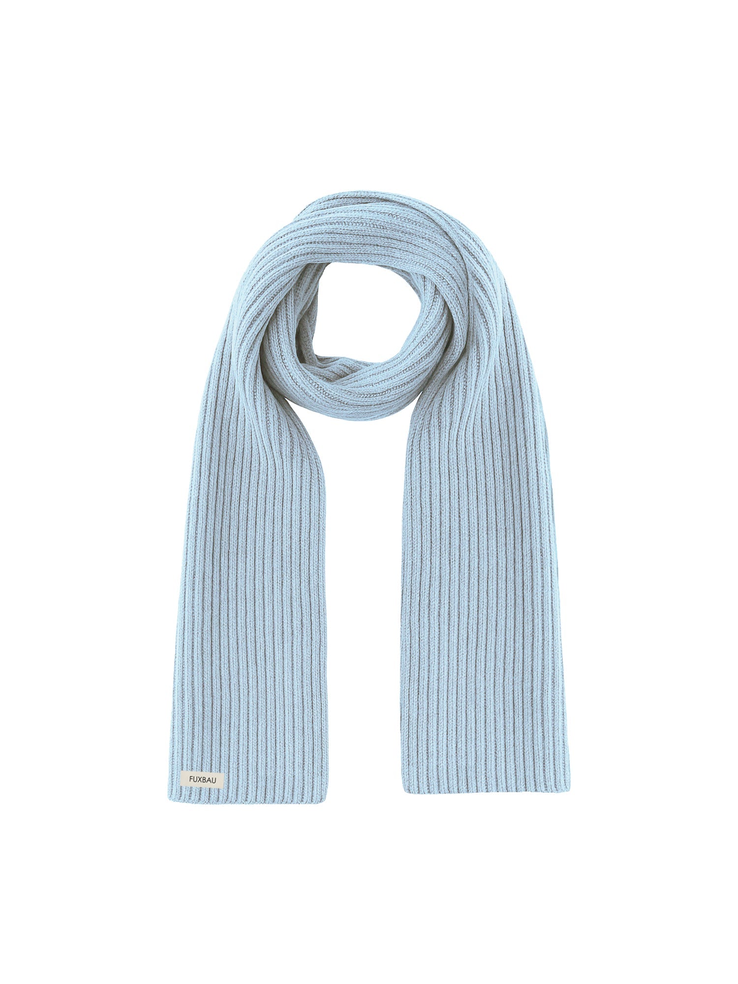 Merino Schal - eisblau