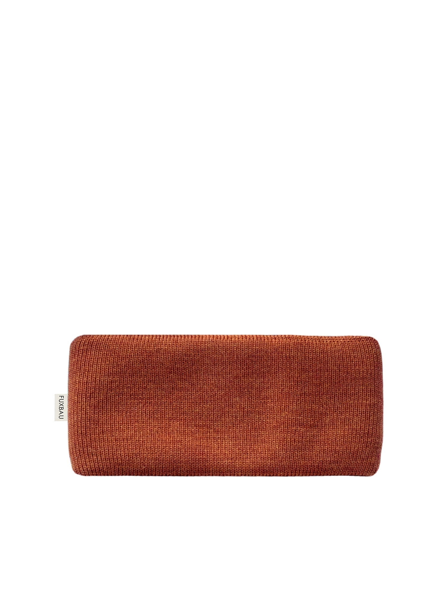 Merino Stirnband - herbstorange