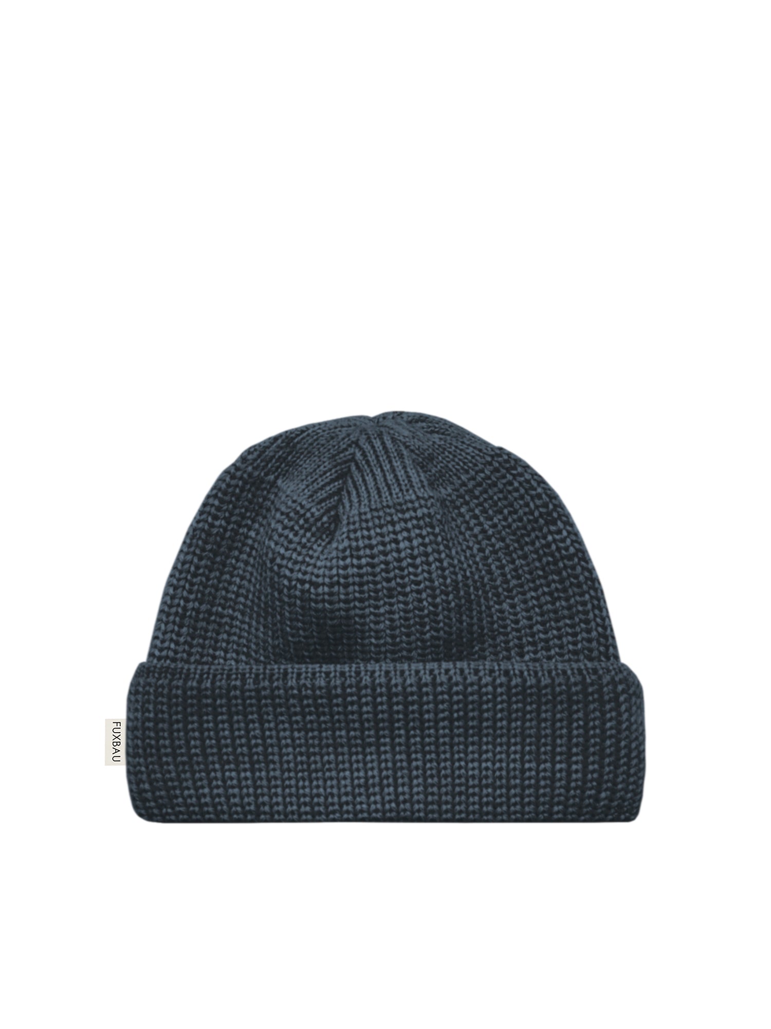 Kurze Merino Fischermütze - anthrazit