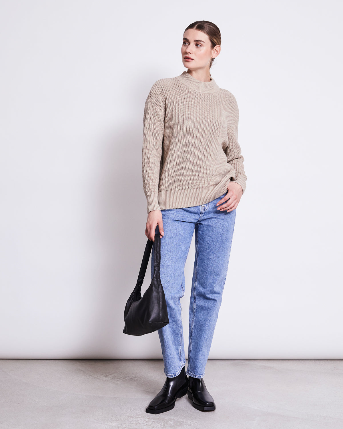 STRAIGHT LEG JEANS ALBA LIGHT BLUE