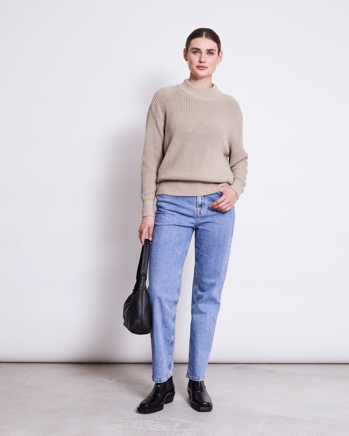 STRAIGHT LEG JEANS ALBA LIGHT BLUE