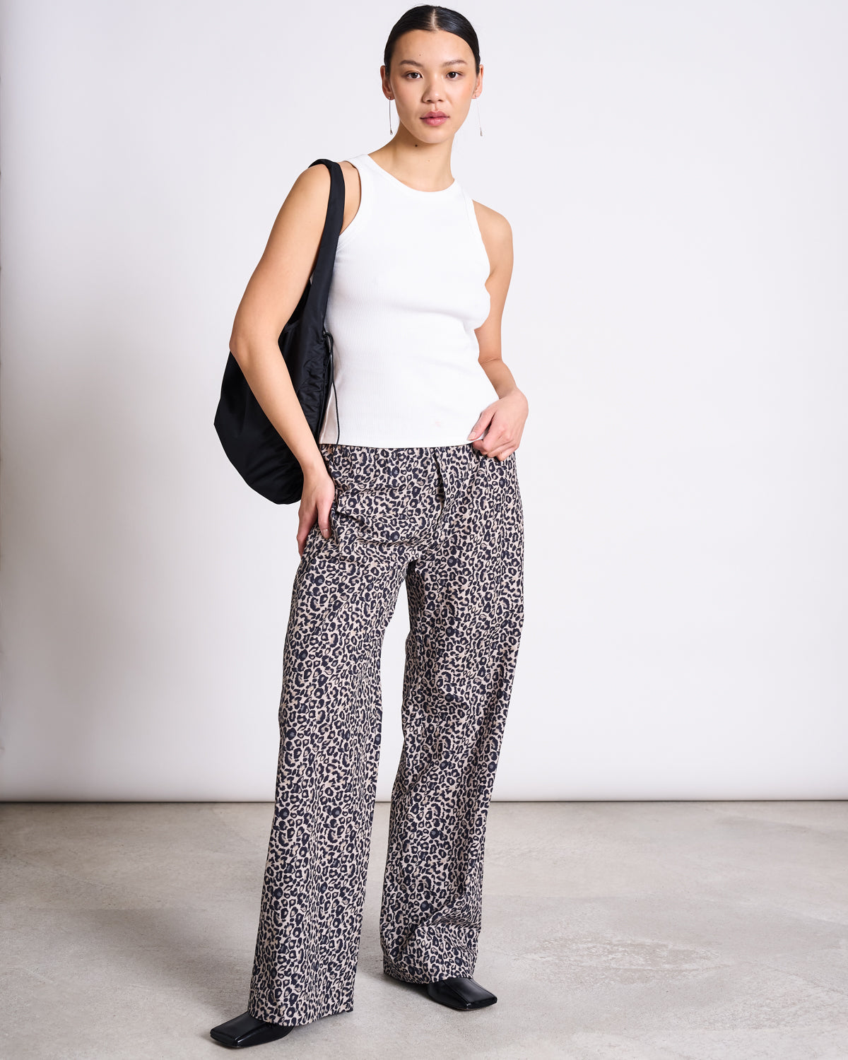 COTTON PANTS SOBY LEO PRINT GOTS