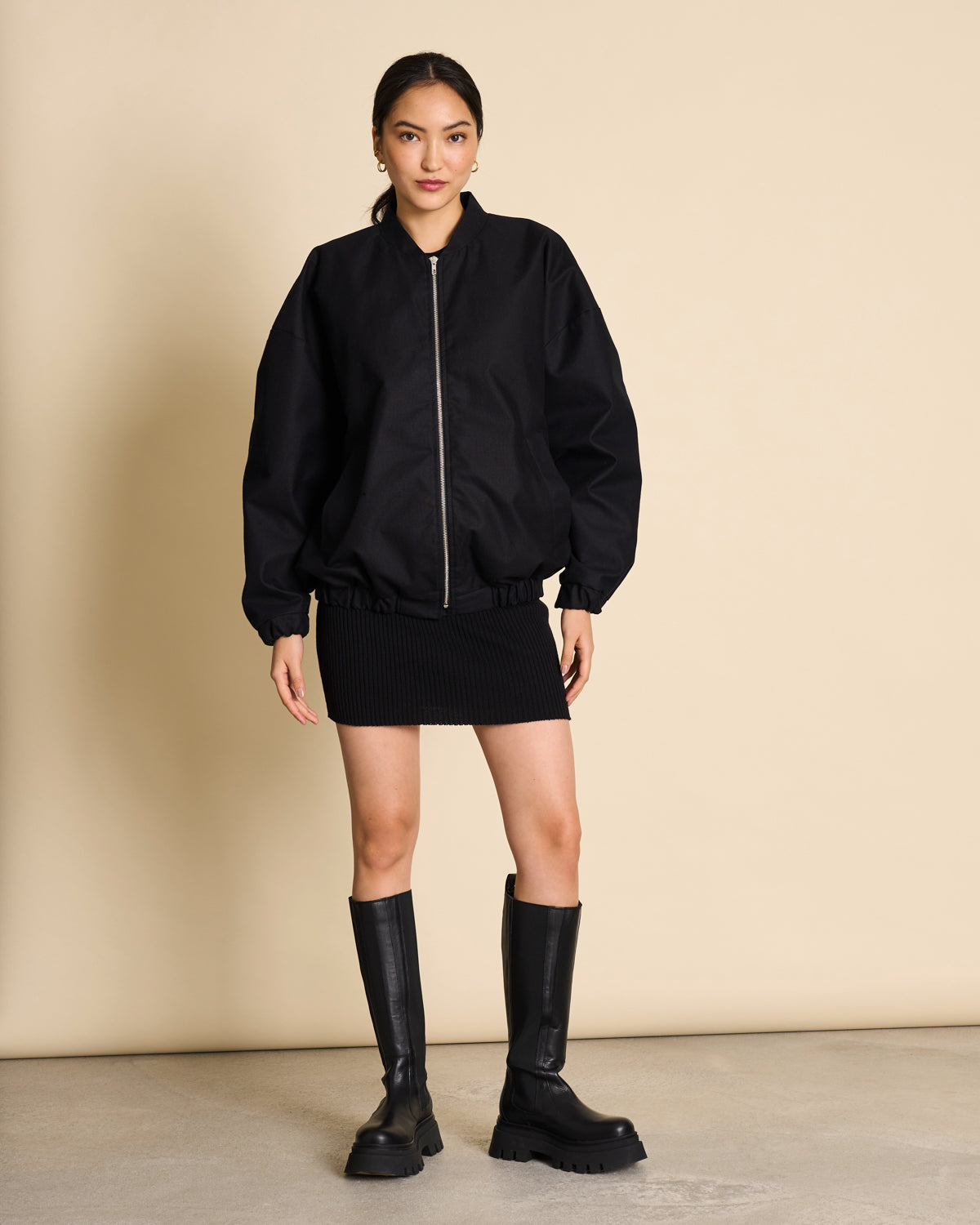 OVERSIZED BLOUSON TANARO BLACK