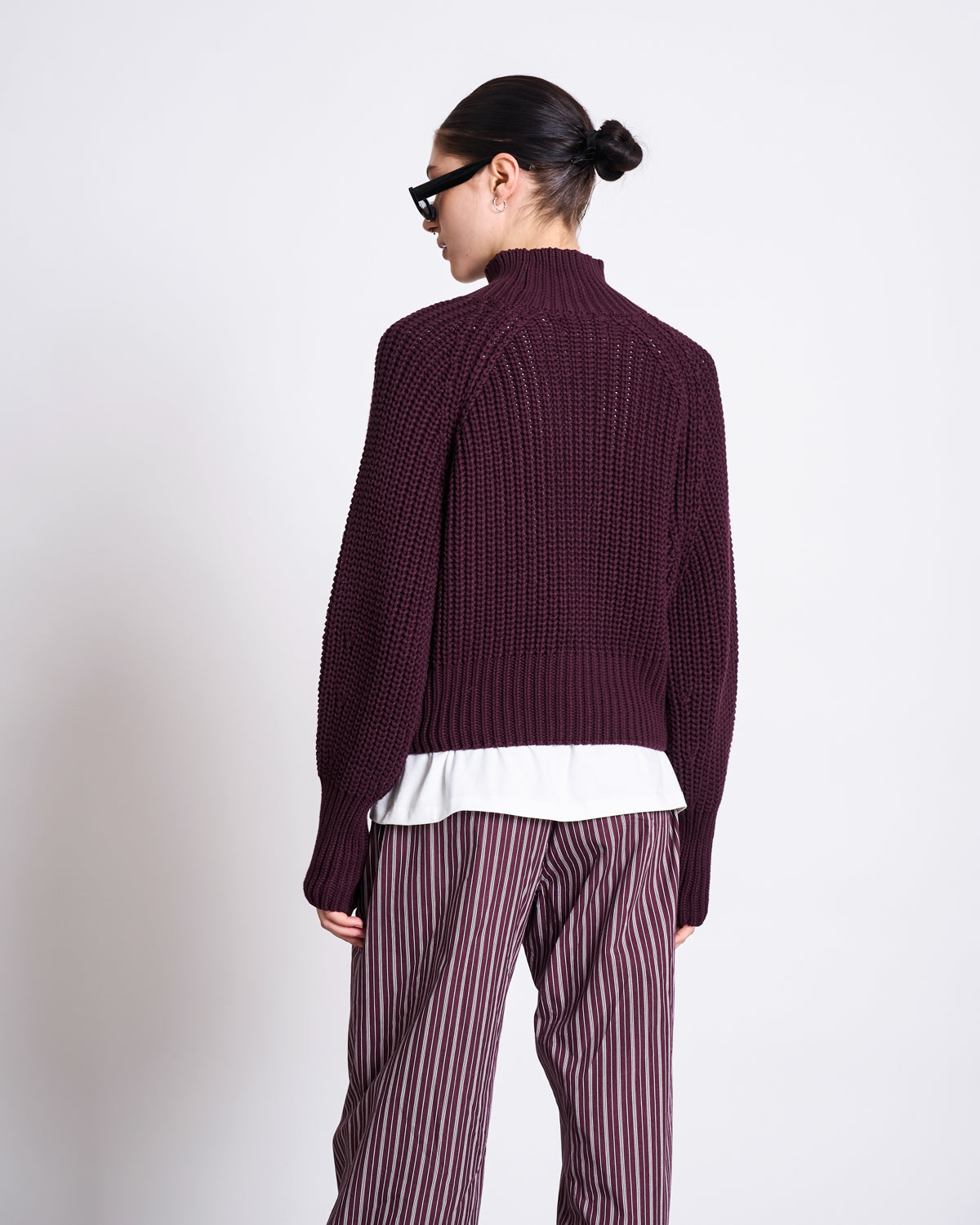 JUMPER OLA CHERRY LACQUER GOTS