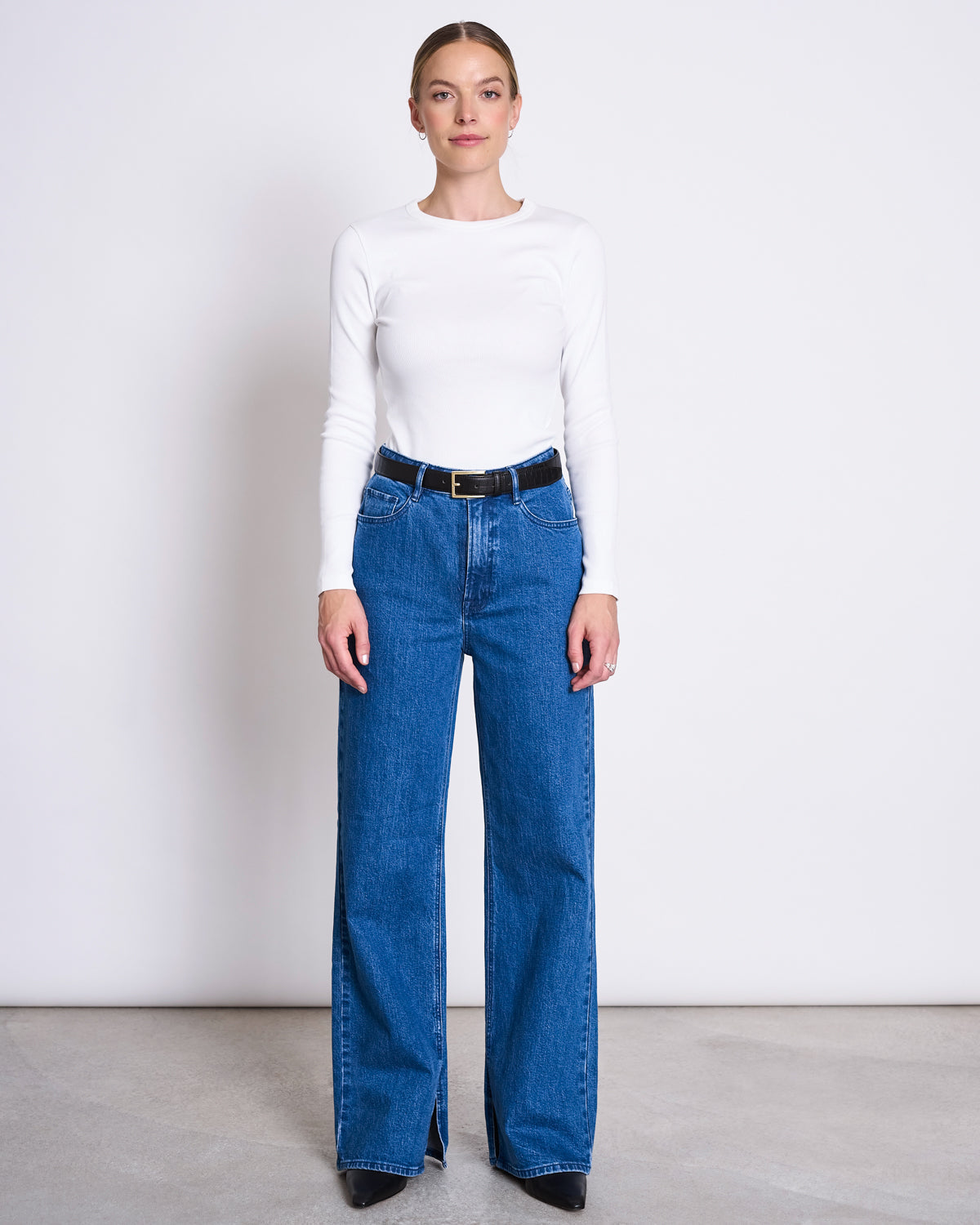 RIB LONGSLEEVE MURI WHITE GOTS