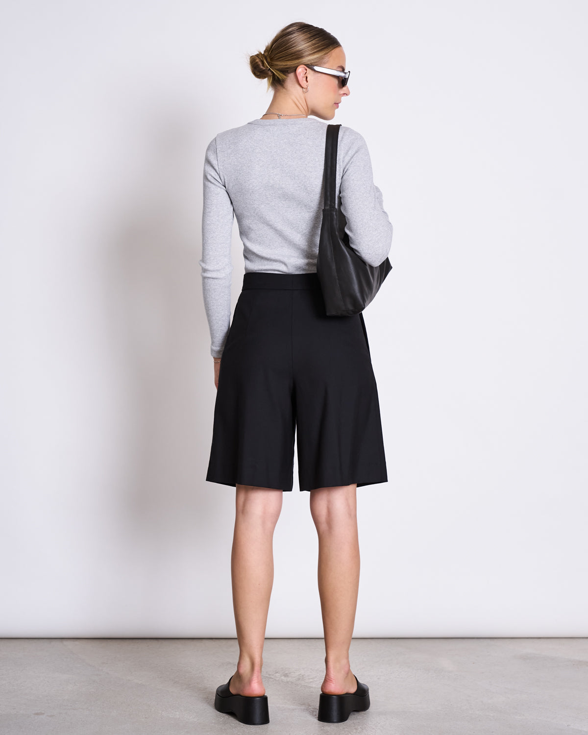 RIB LONGSLEEVE MURI LIGHT GREY GOTS