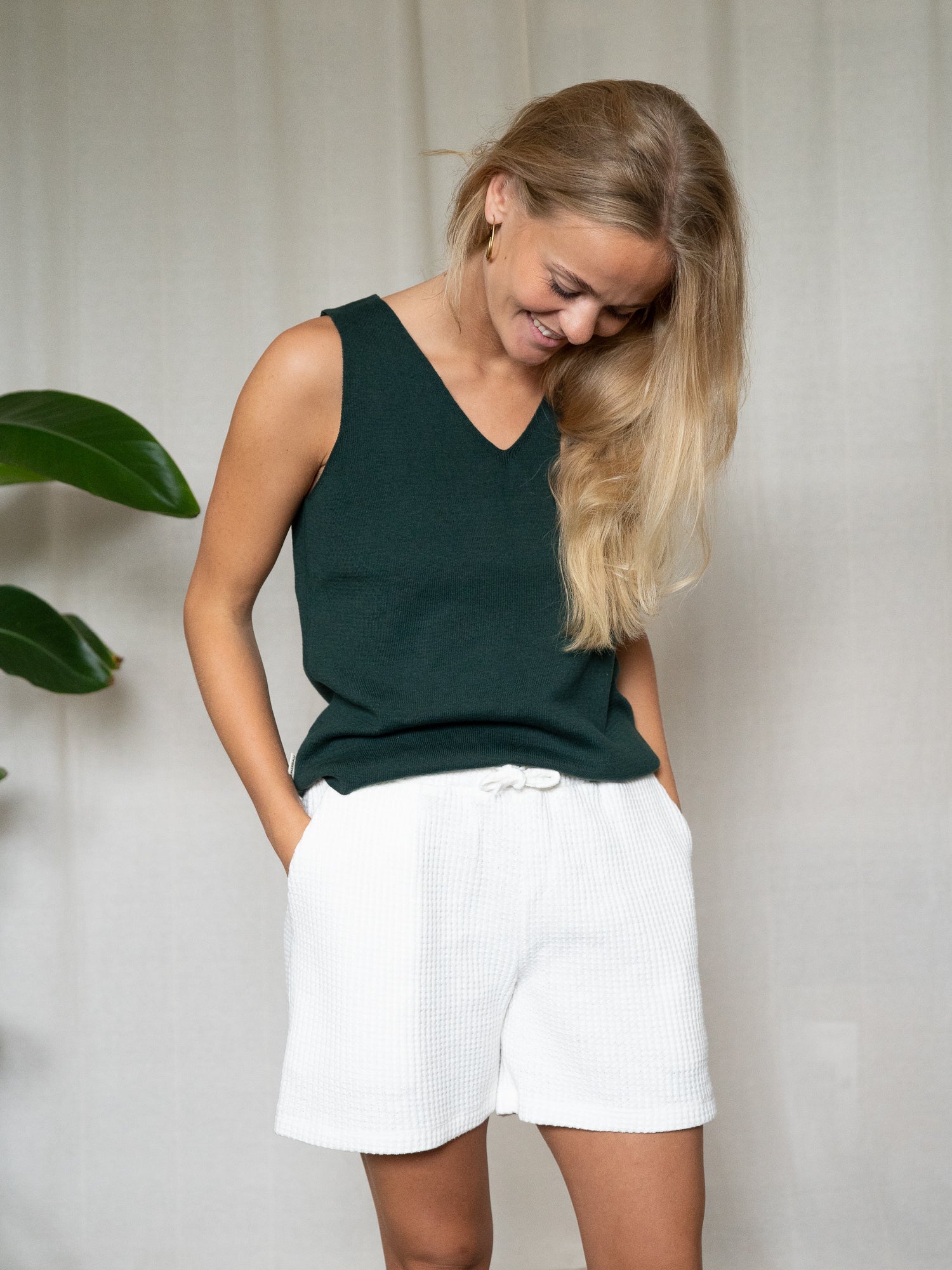 4Seasons Frauen Stricktop - waldgrün