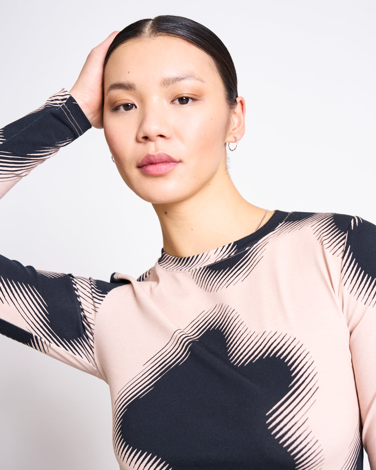 LONGSLEEVE BARID DIGITAL FLOWER PRINT GOTS