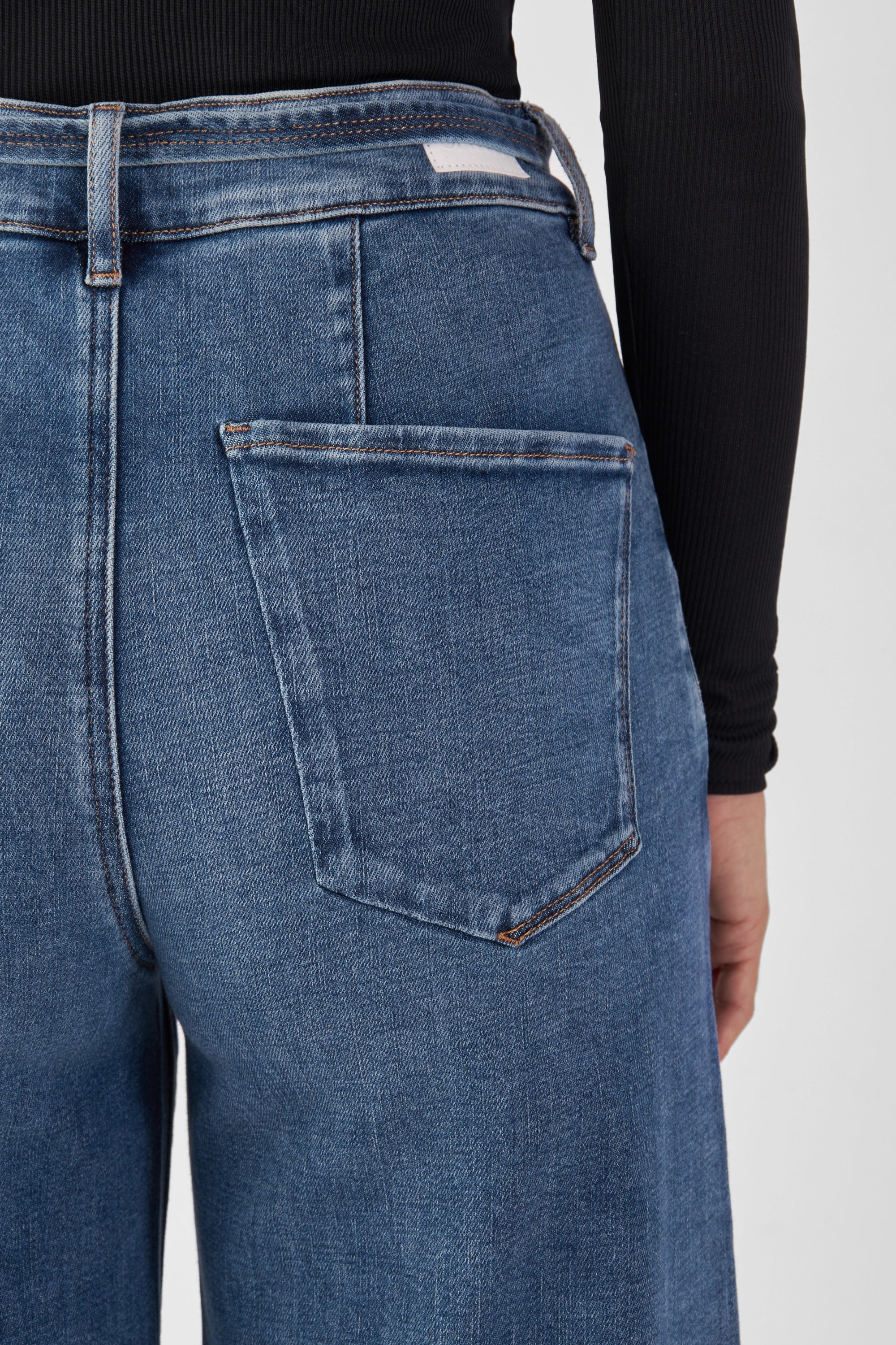 BLINK High Waist Culotte Jeans - Vintage Blue
