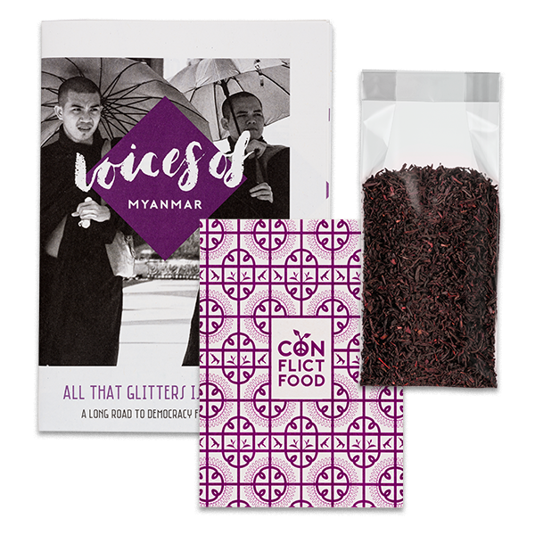 Verpackungsinhalt des Red Ambers Tees