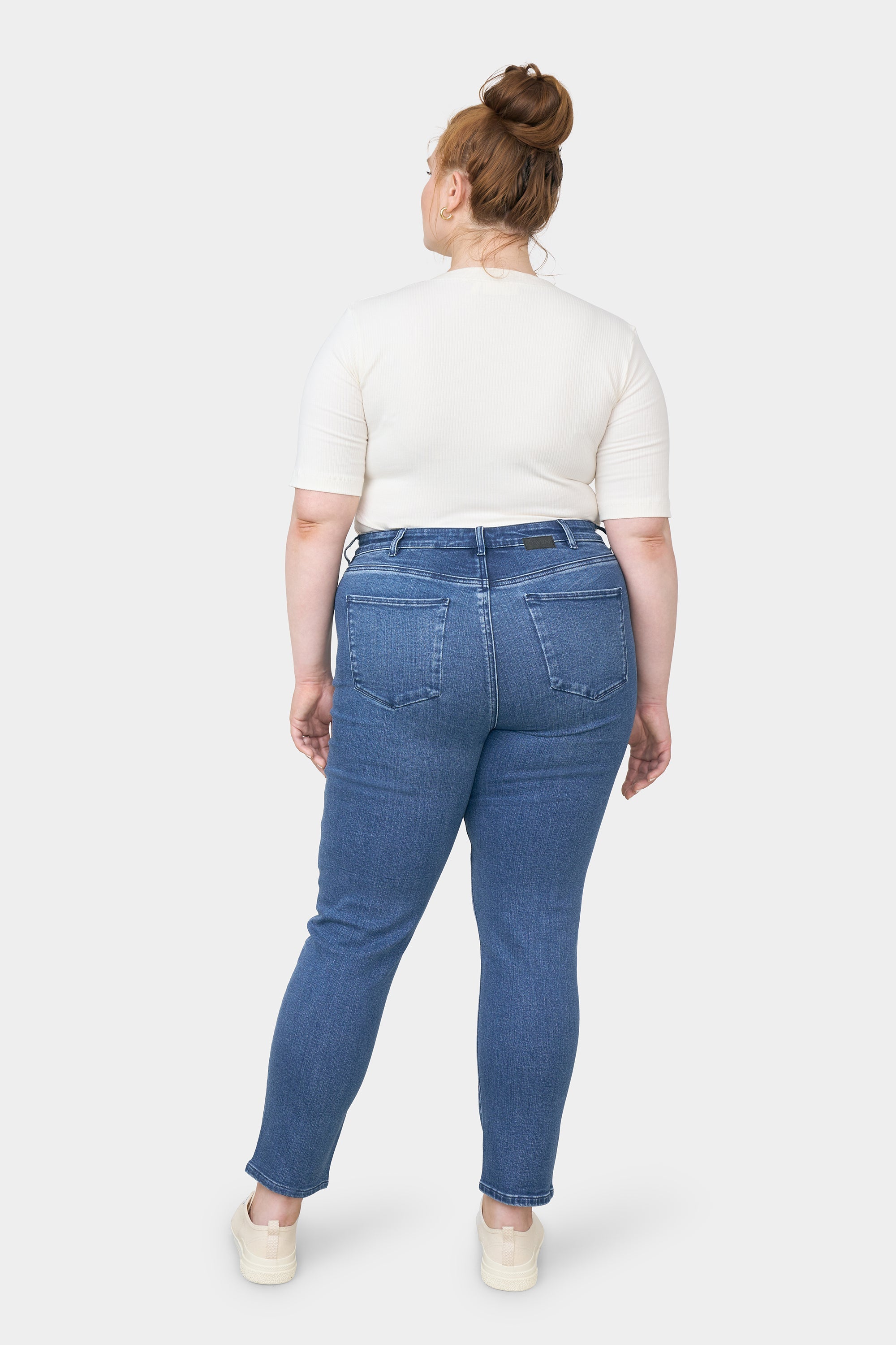 SUN UP Skinny Powerstretch - Curvy - Medium Blue