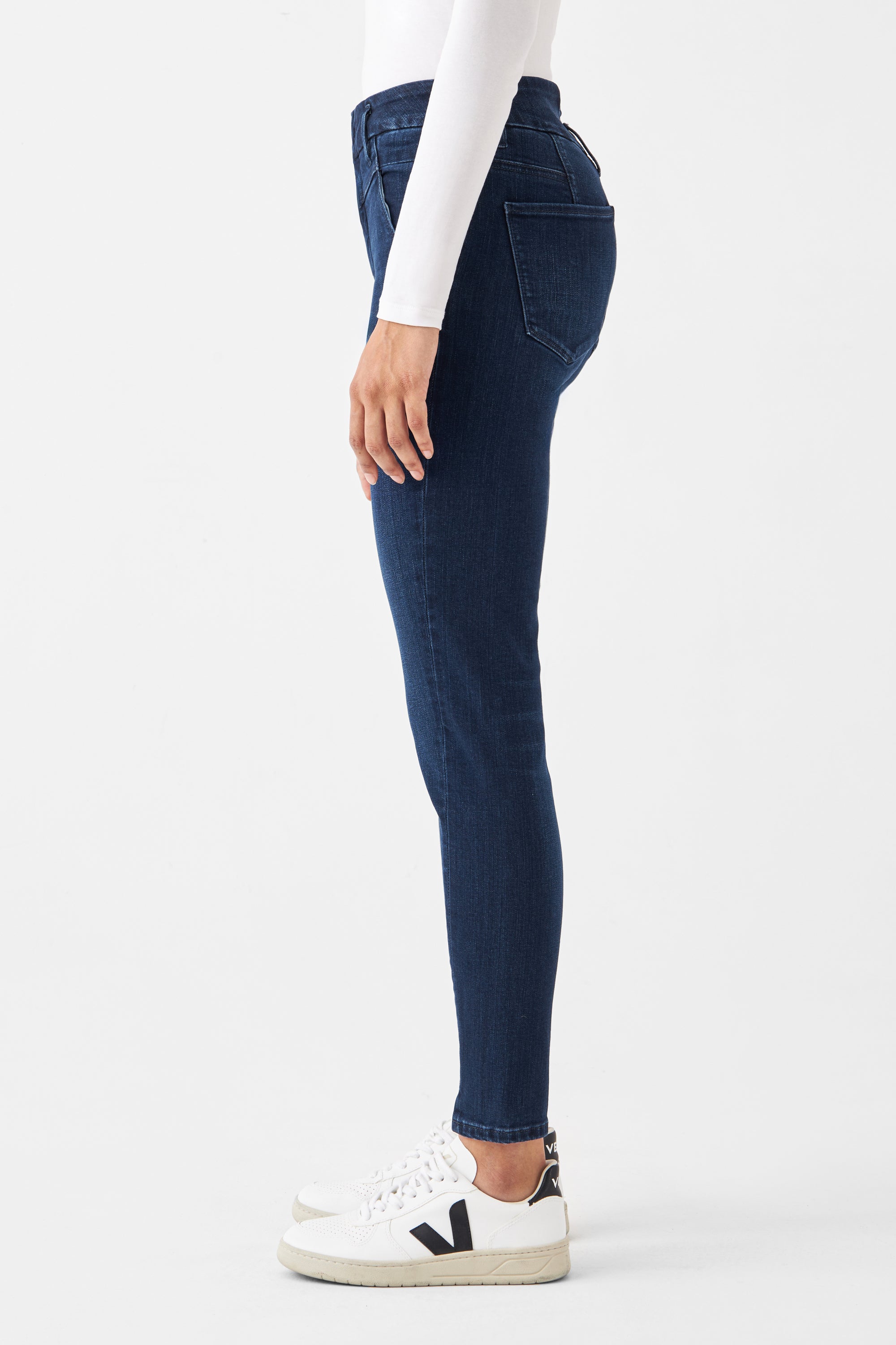 SUN UP Skinny Powerstretch - Design Details - Dark Blue