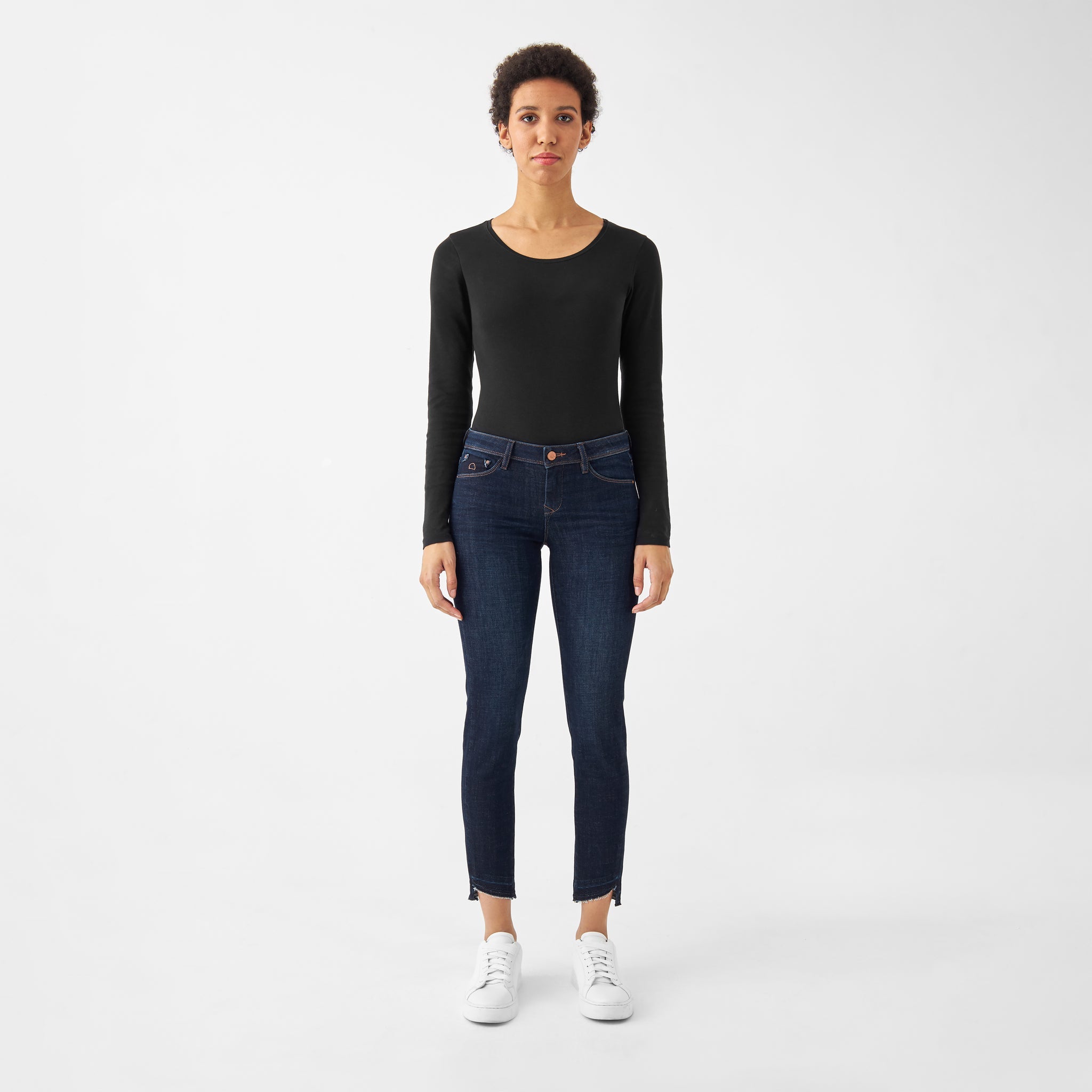 MID SUN Slim Comfortstretch - Design Details - Dark Blue