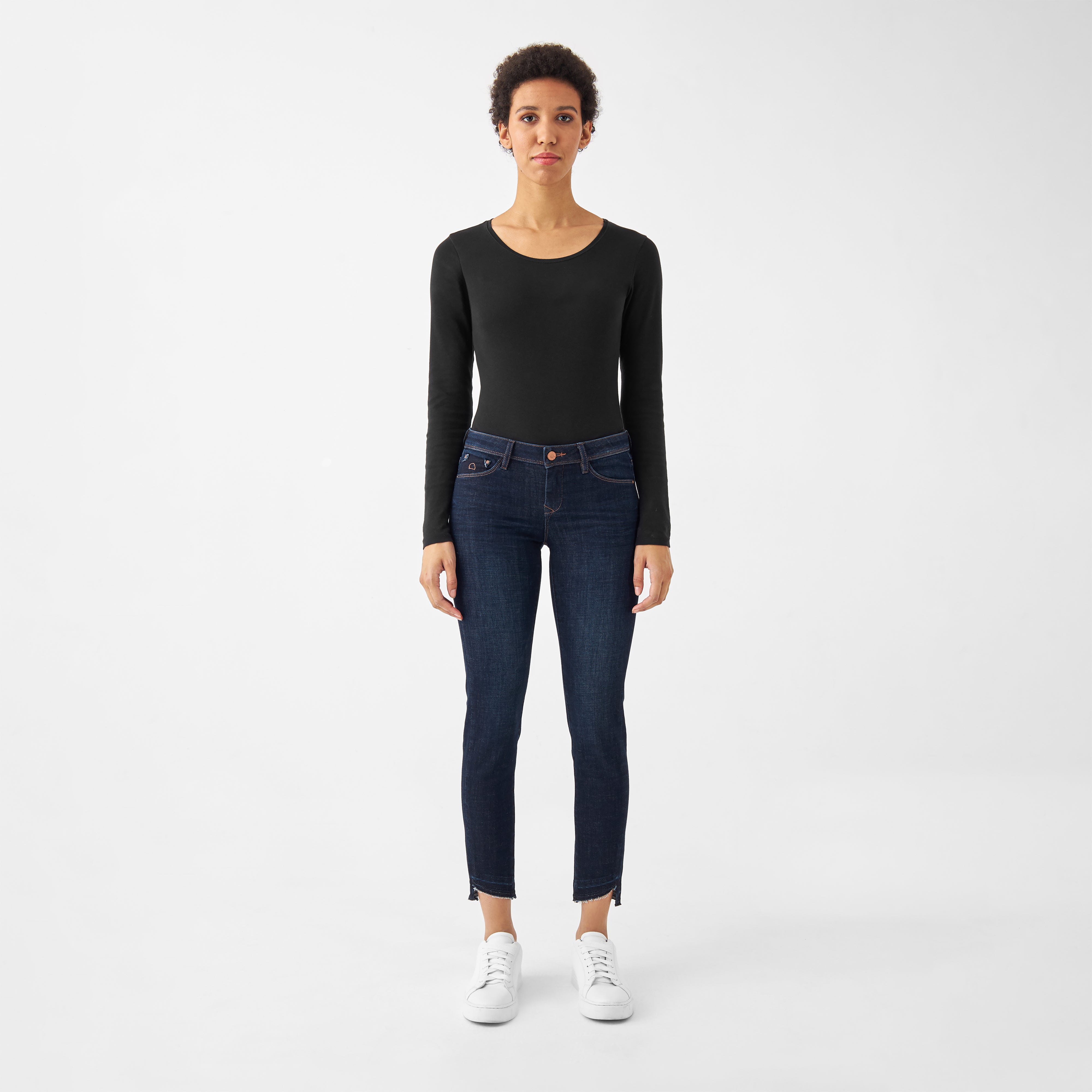 MID SUN Slim Comfortstretch - Design Details - Dark Blue