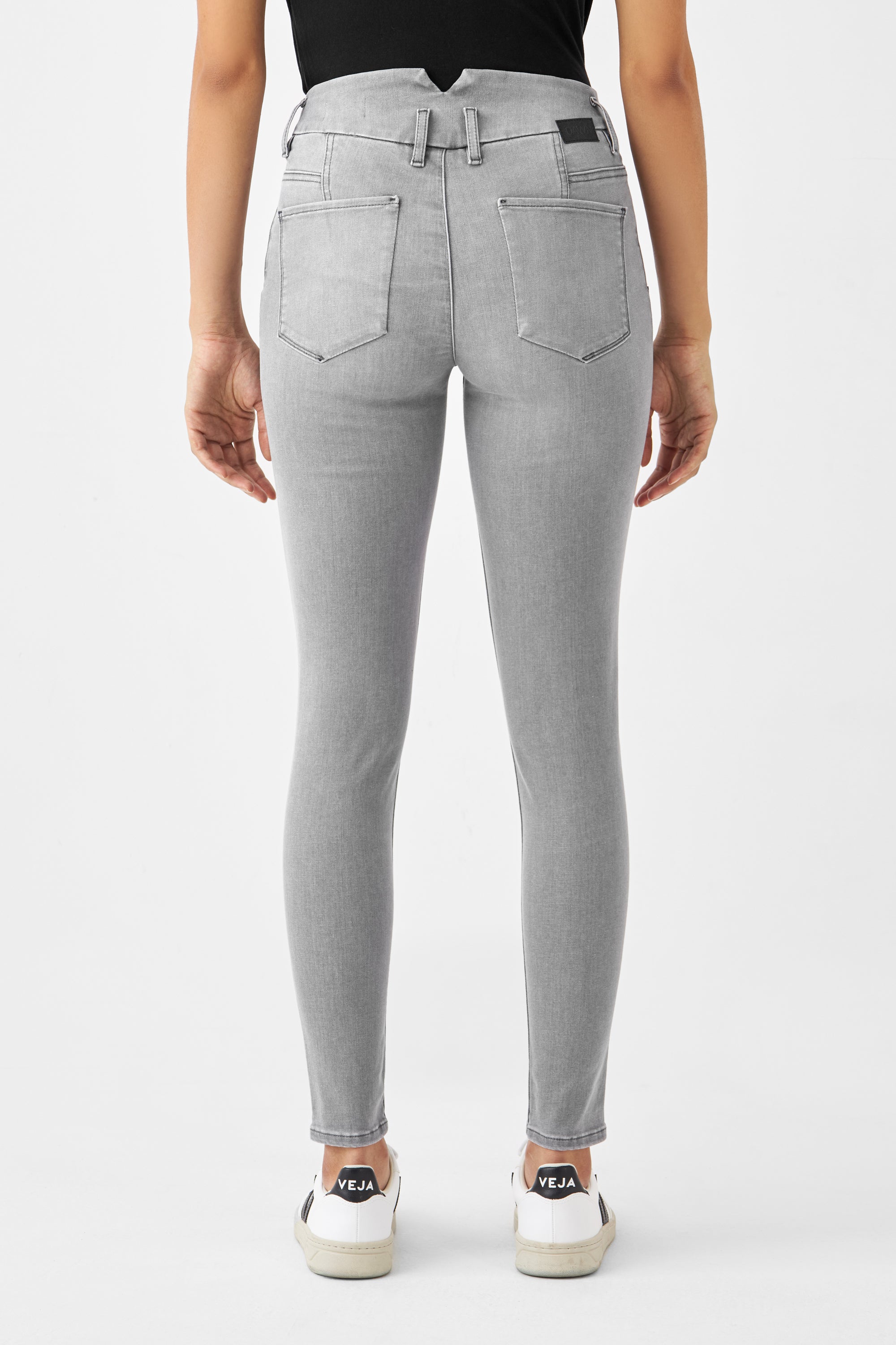 SUN UP Skinny Powerstretch - Design Details - Silver Denim