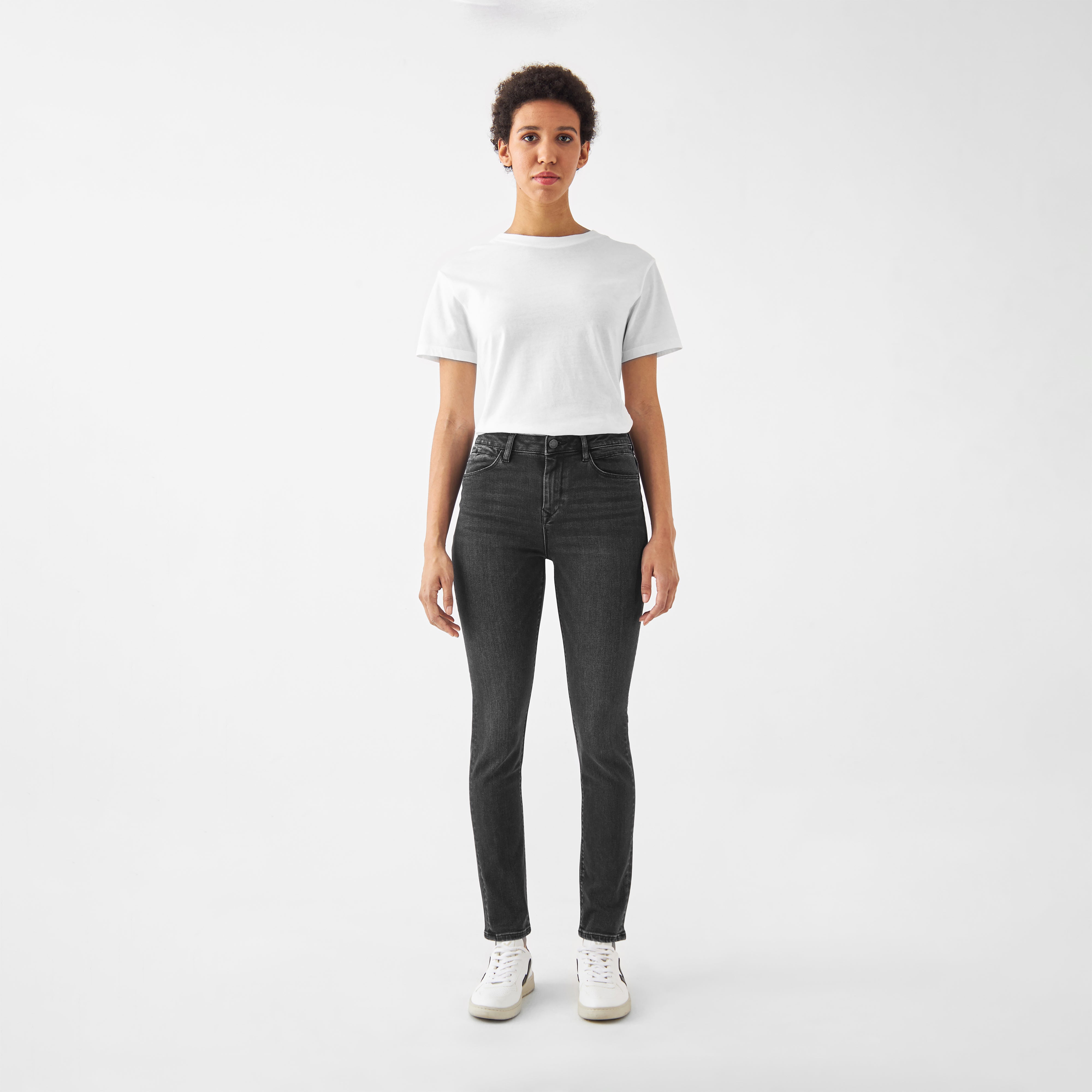 SUN UP Skinny Powerstretch - Basic - Black Denim