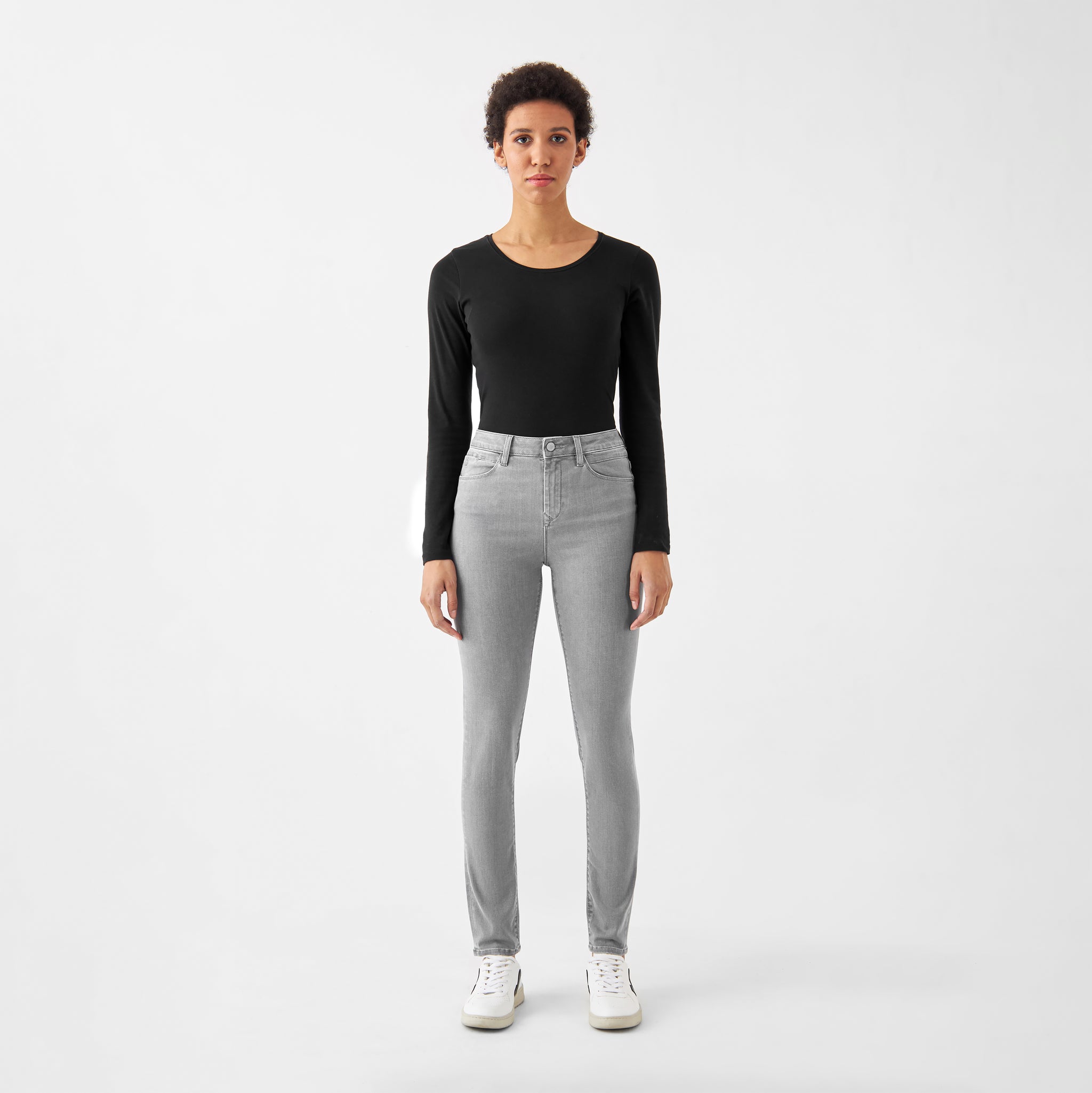SUN UP Skinny Powerstretch - Basic - Silver Denim
