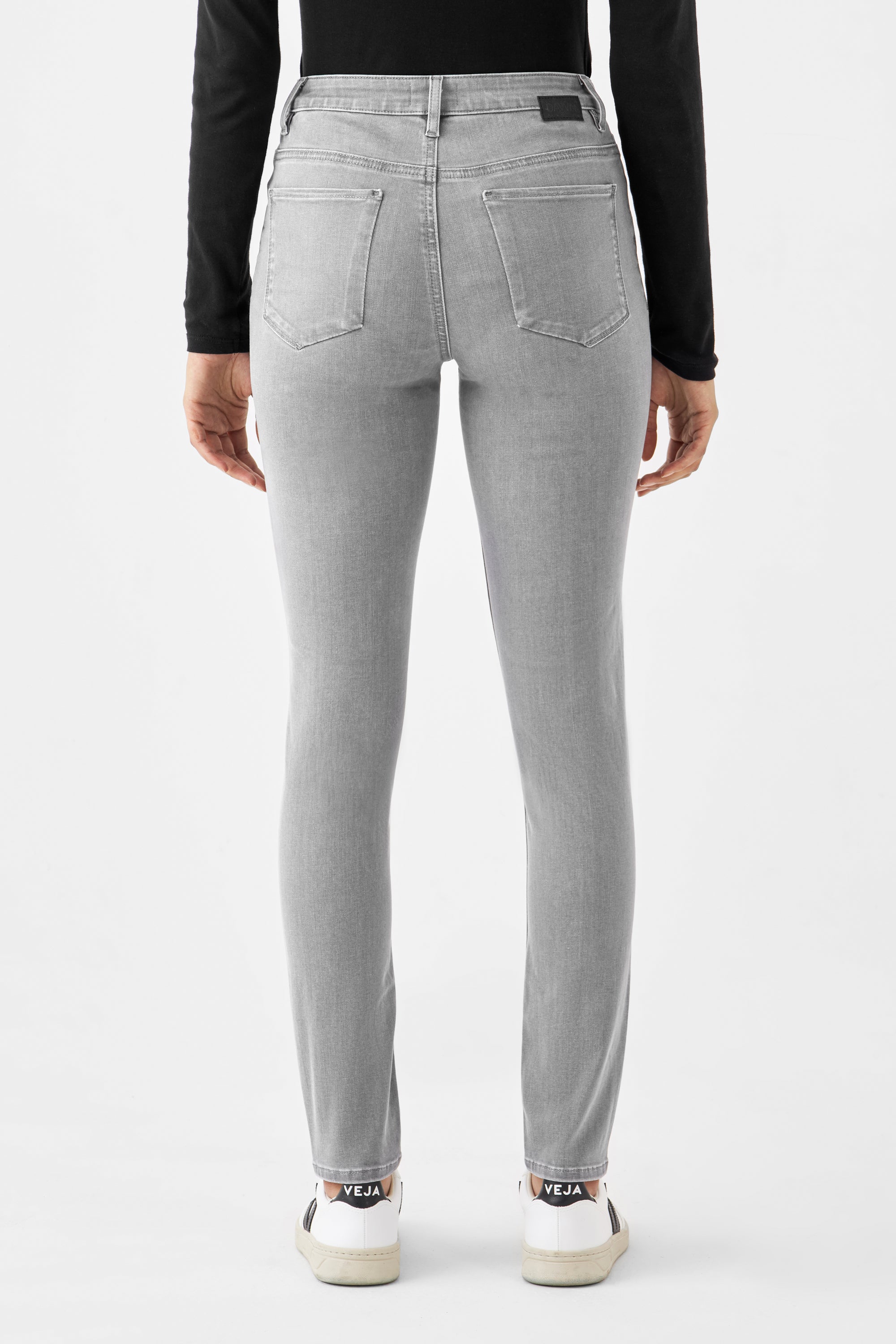 SUN UP Skinny Powerstretch - Basic - Silver Denim