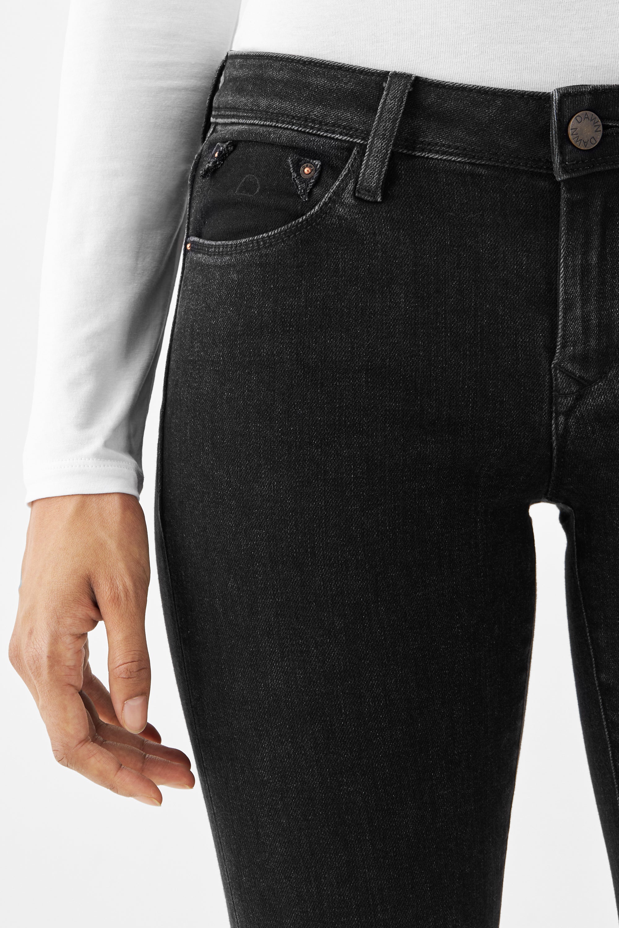 MID SUN Slim Comfortstretch - Design Details - Black Denim