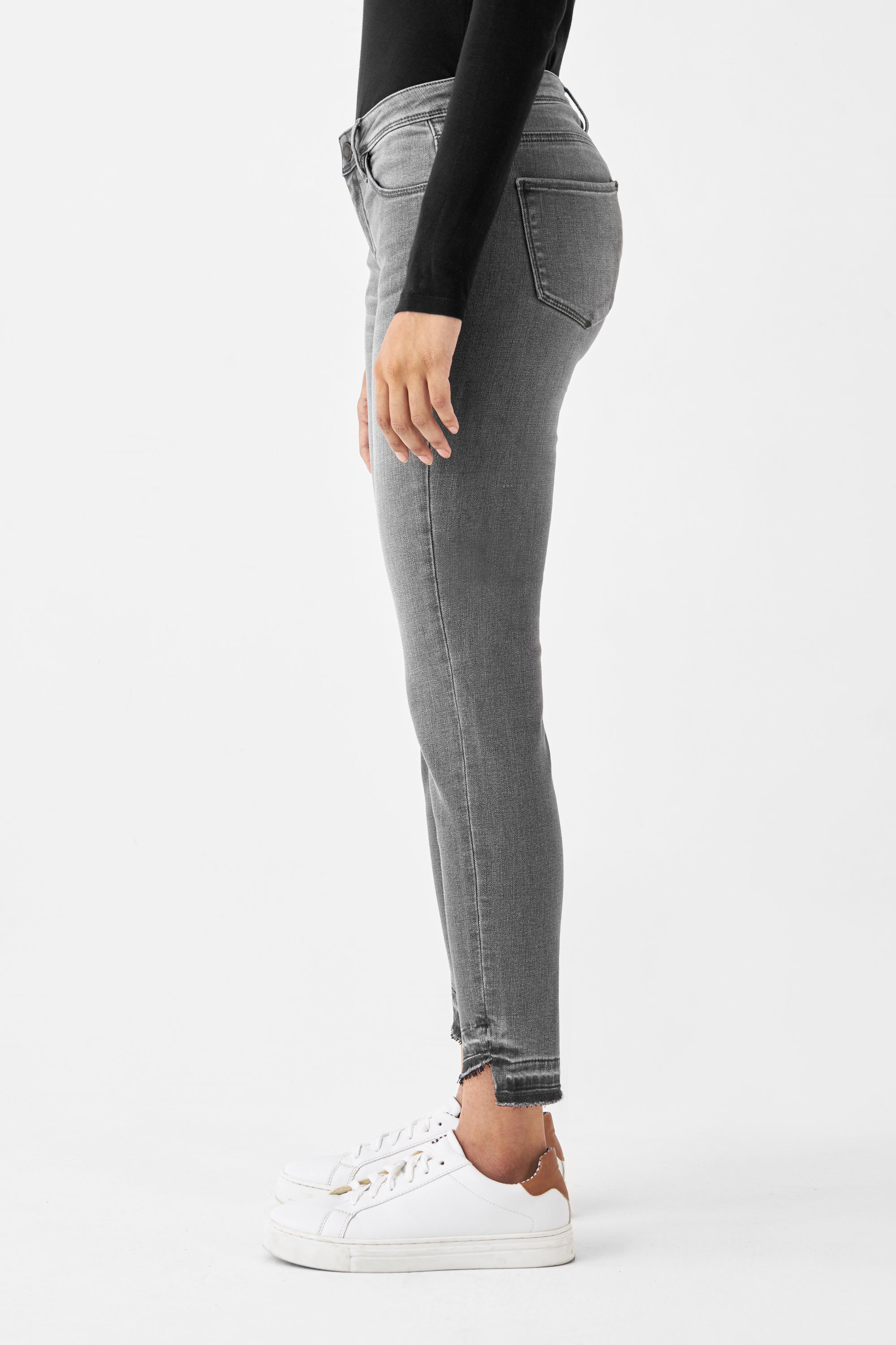 MID SUN Slim Comfortstretch - Design Details - Medium Grey