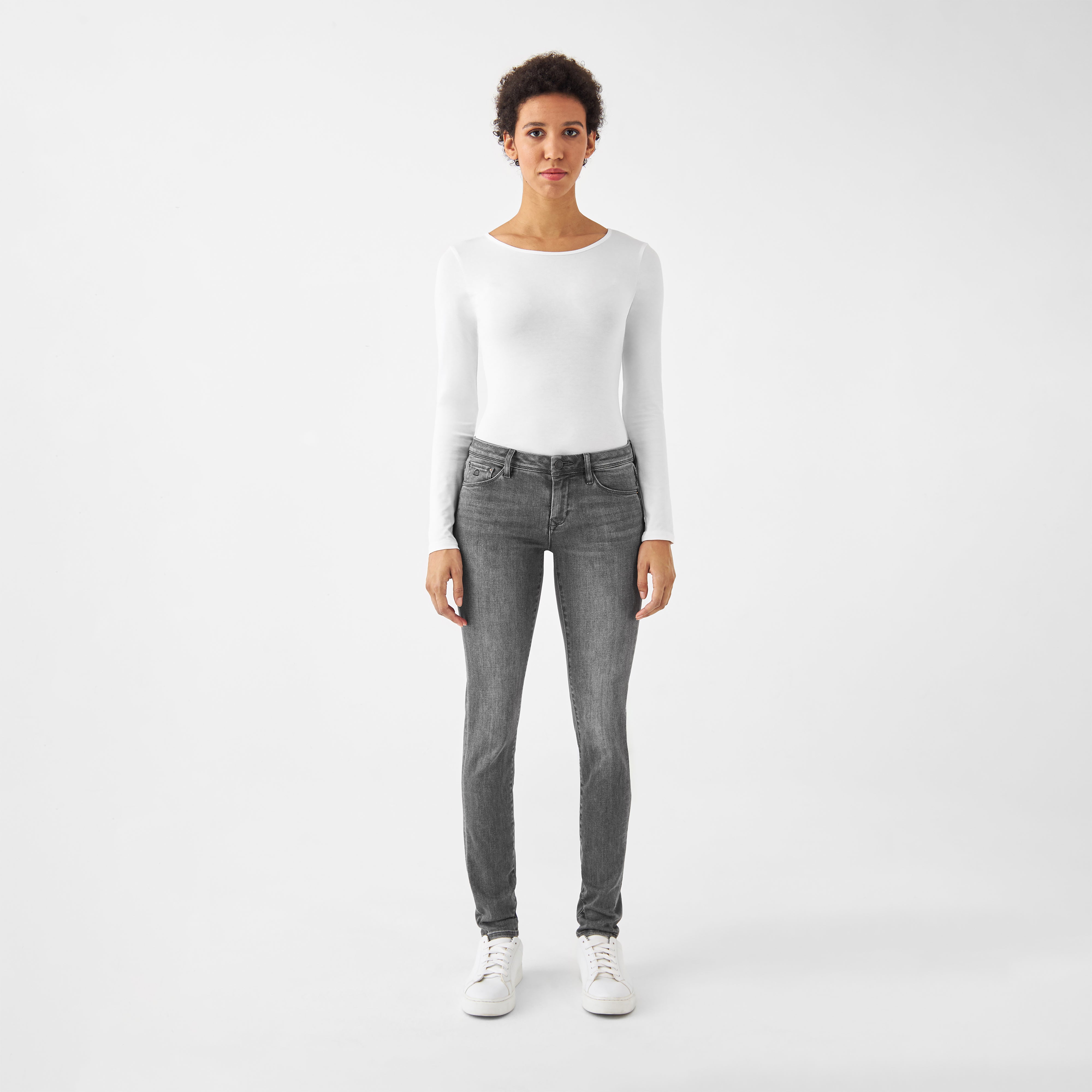 MID SUN Slim Comfortstretch - Basic - Medium Grey