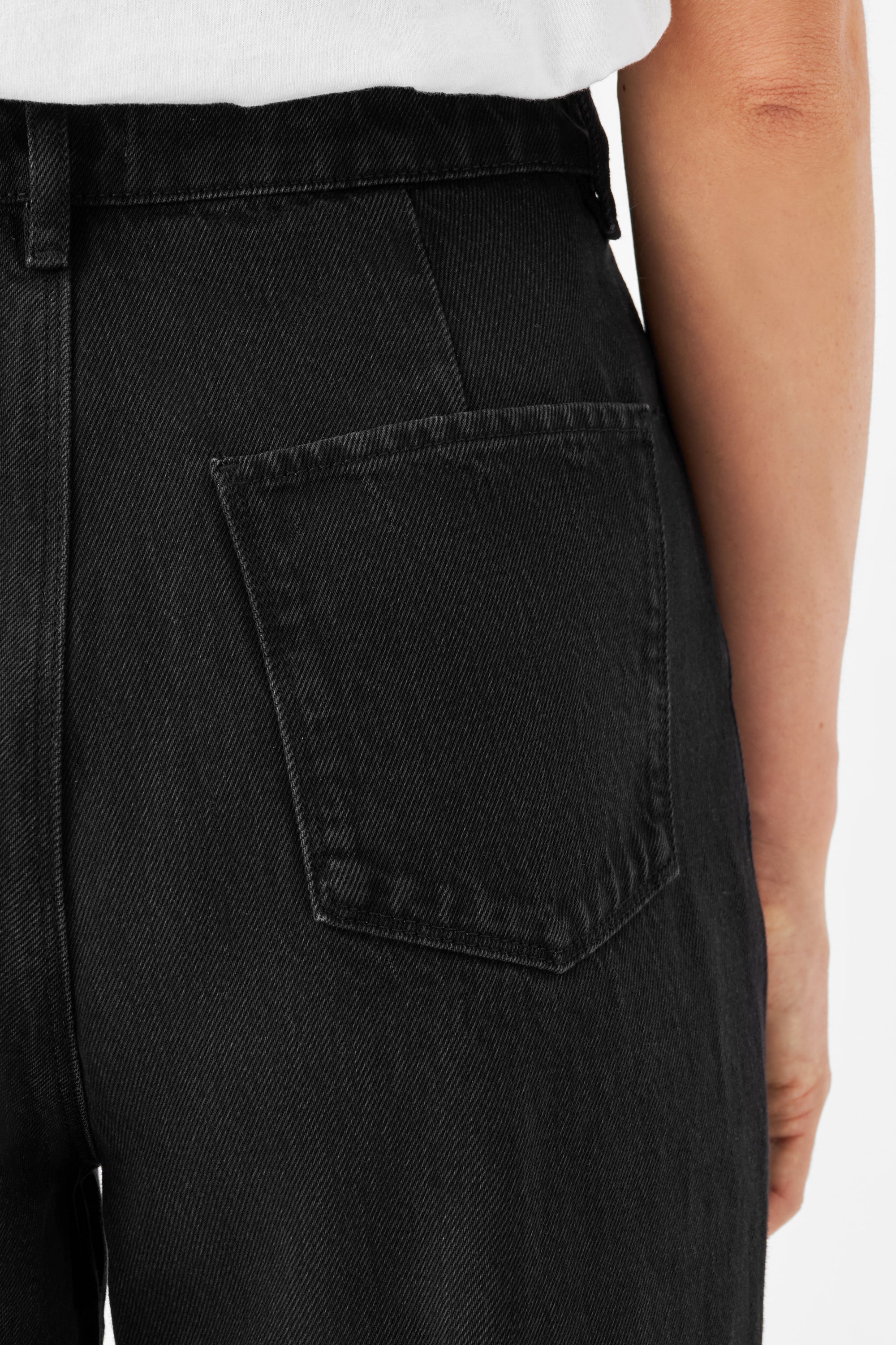 DAWN Wide Straight Non-Stretch - Minimal - Black Denim