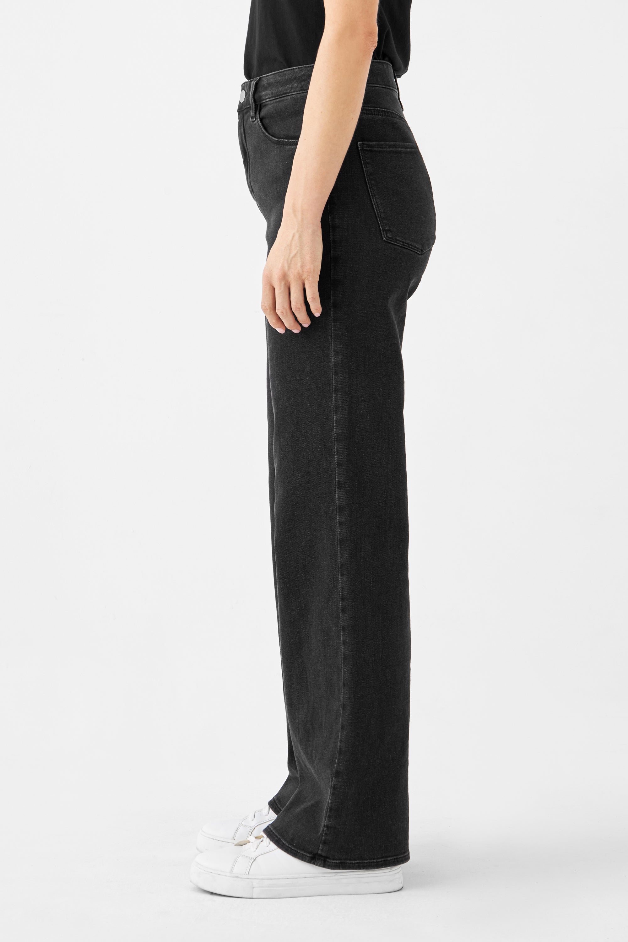 DEW Flared Soft Denim - Classic - Black Denim