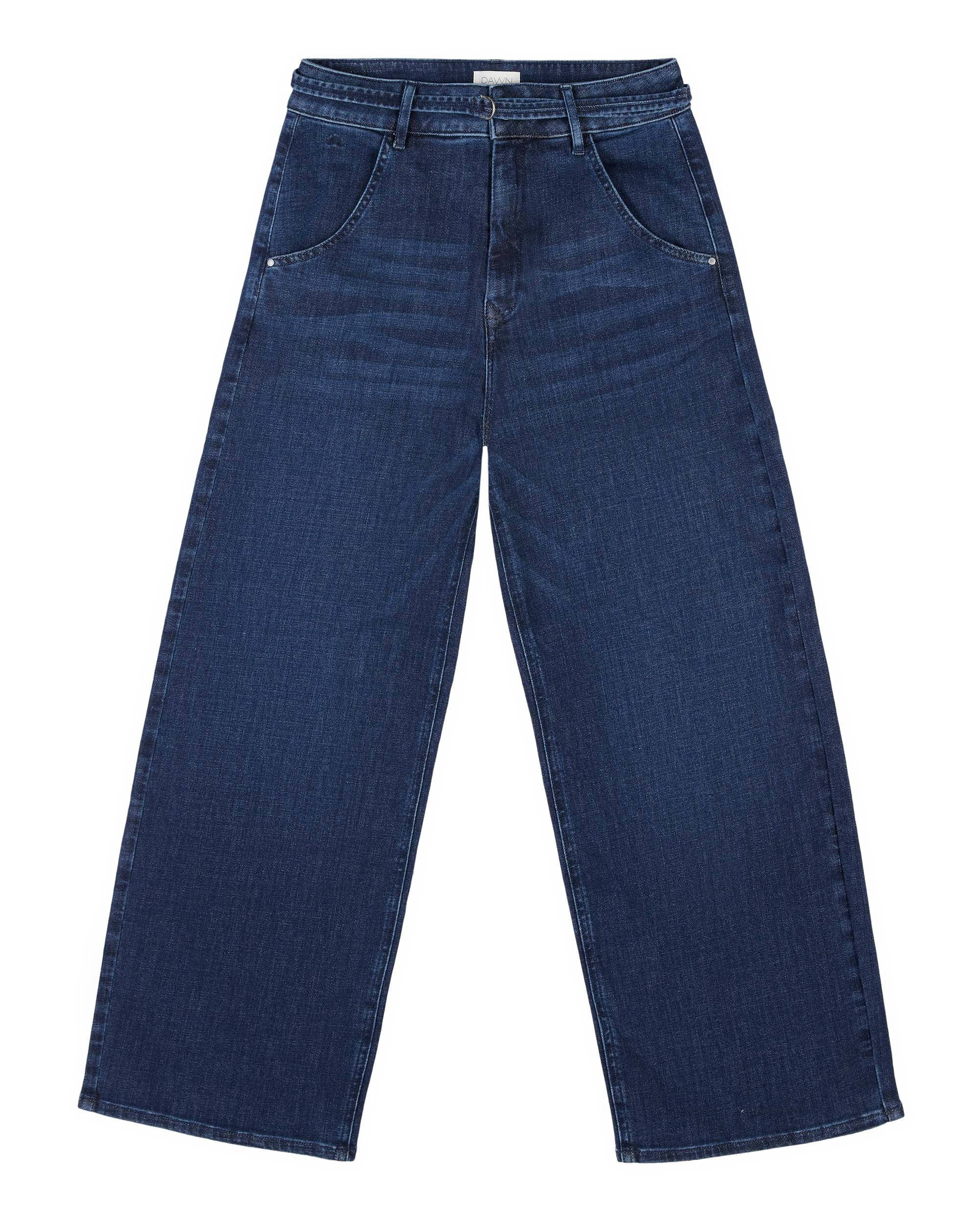 BLINK High Waist Culotte Jeans - Dark Blue